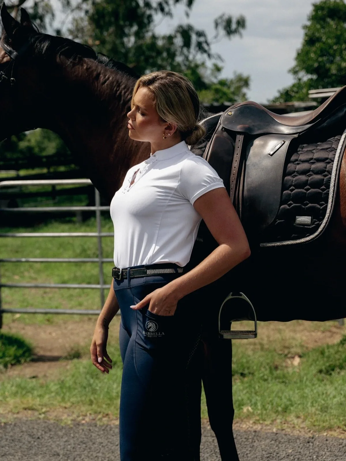 Campaign + website imagery from studio to land with @marbellaequine @millieprincevisuals_