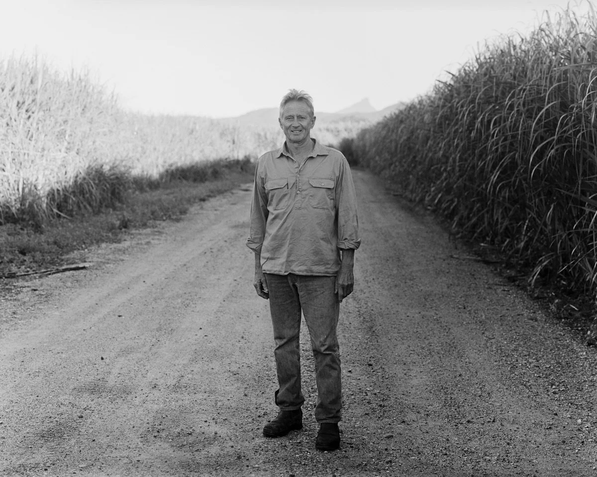 Johnny &amp; the land. Taken on film a few years ago after being approached by someone from the NSW Cane Growers Association who wanted to capture a local working farmer.