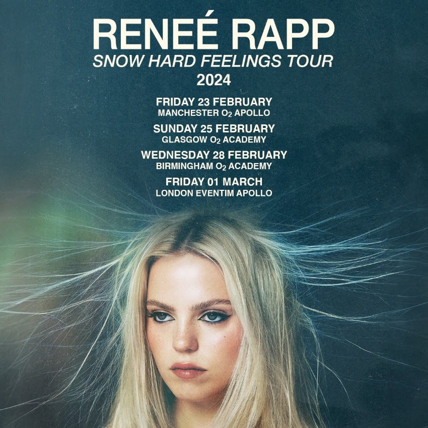 ReneÉ Rapp Announces Debut Album Snow Angel Out 18th August Huge Uk Shows 2024 — Click Roll Boom