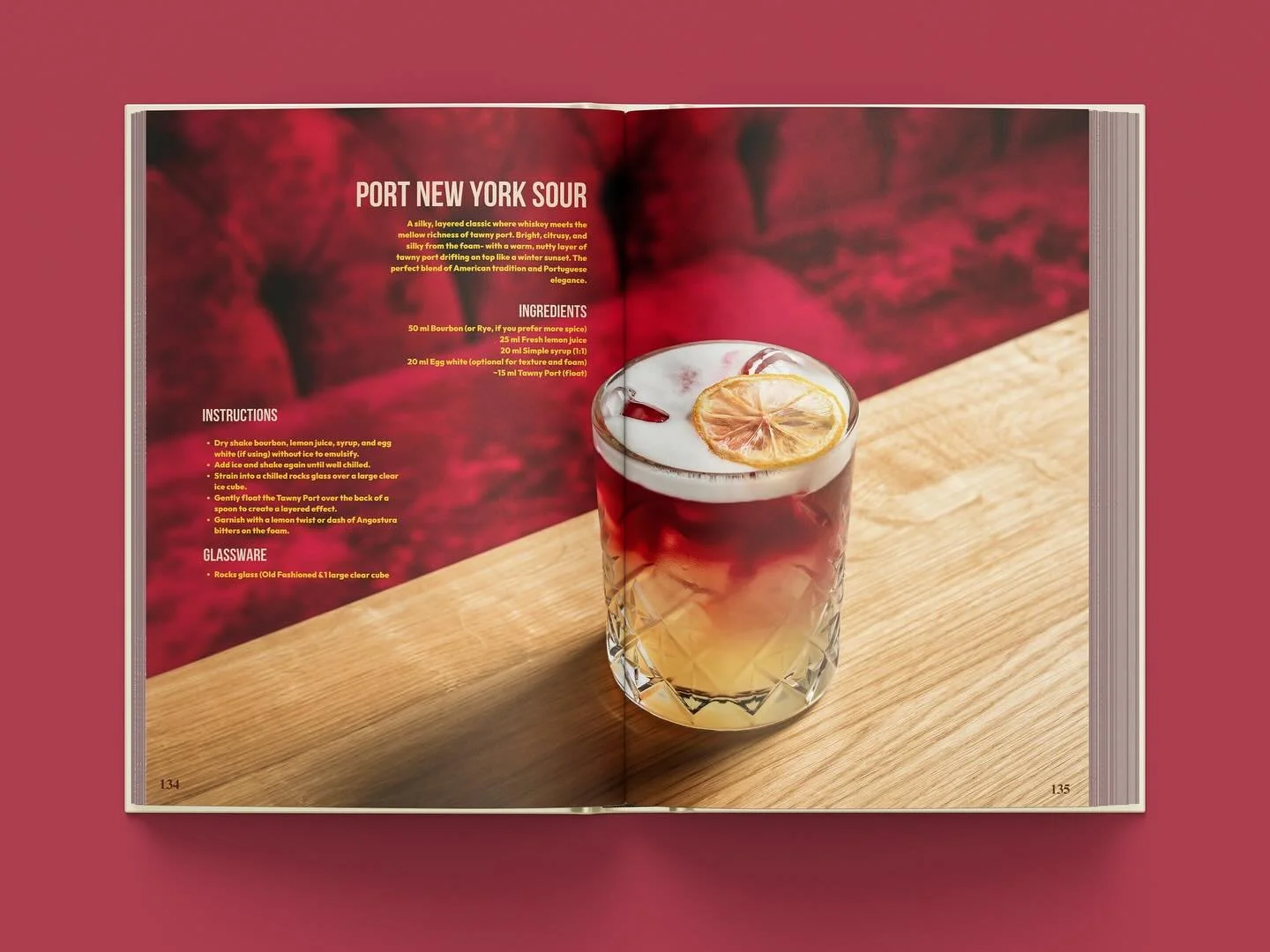 2 cocktails.
1 wine.
Port.

What&rsquo;s your choice? Red or yellow?

Page design is currently on the menu. 
5 more days before launch!

#design #bookdesign #kickstarter #crowdfunding #portcocktails #writingabook