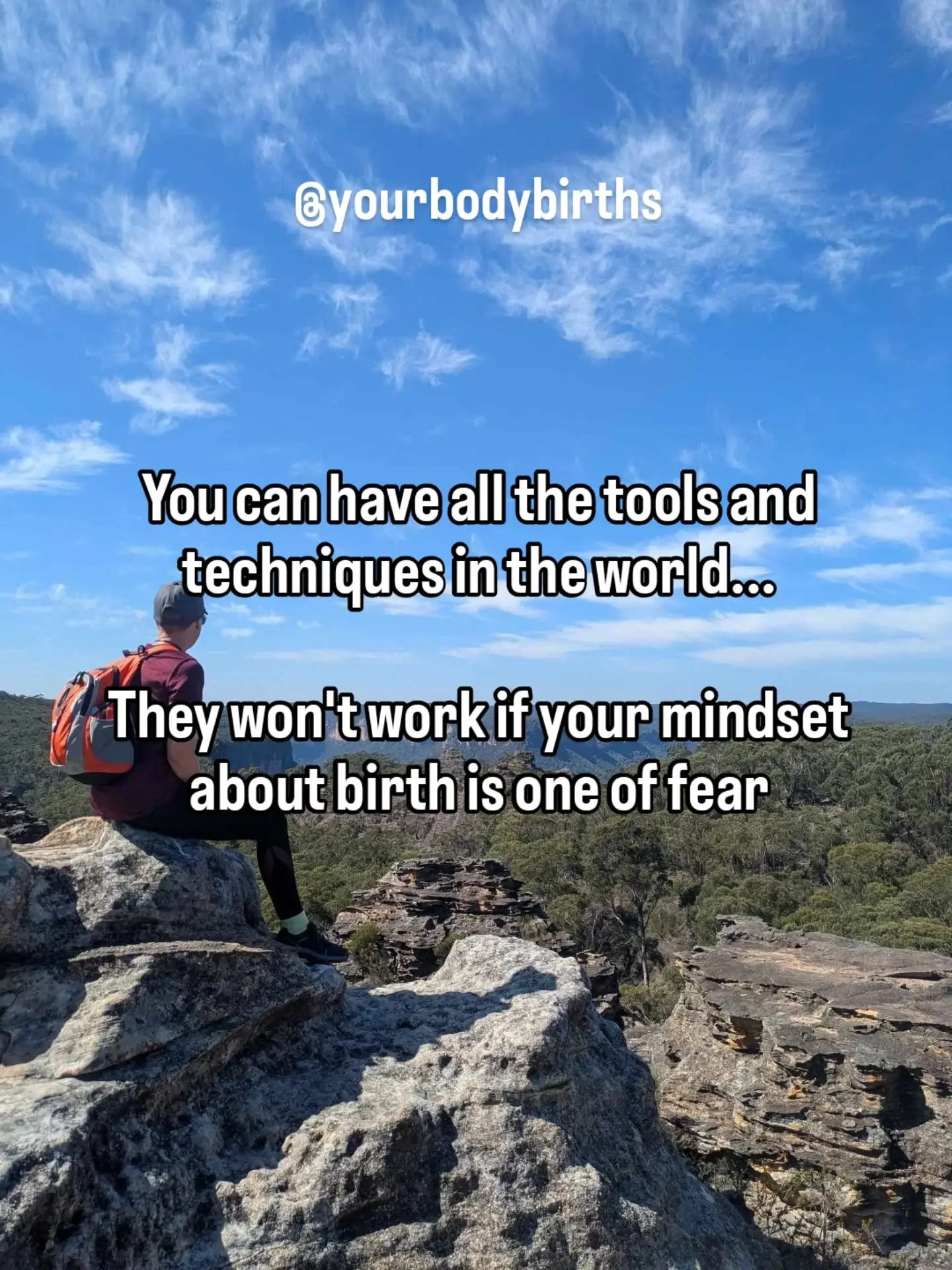 🤔 You can have all the tools and techniques in the world...

❌ They won't work if your mindset about birth is one of fear.

⭐ Thankfully, there are things we can do to create a more positive mindset about birth!

🪷 This is where it all starts.
🖤

