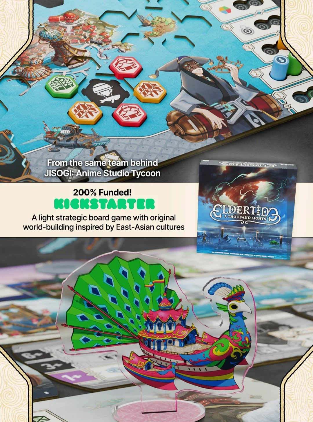 Eldertide keeps attracting more eyes! We are pleased to share that more than 500 backers have joined the campaign, and those numbers grow every day.
Eldertide: A Thousand Lights is our introduction to the world of Eldertide. 3 stand-alone games are