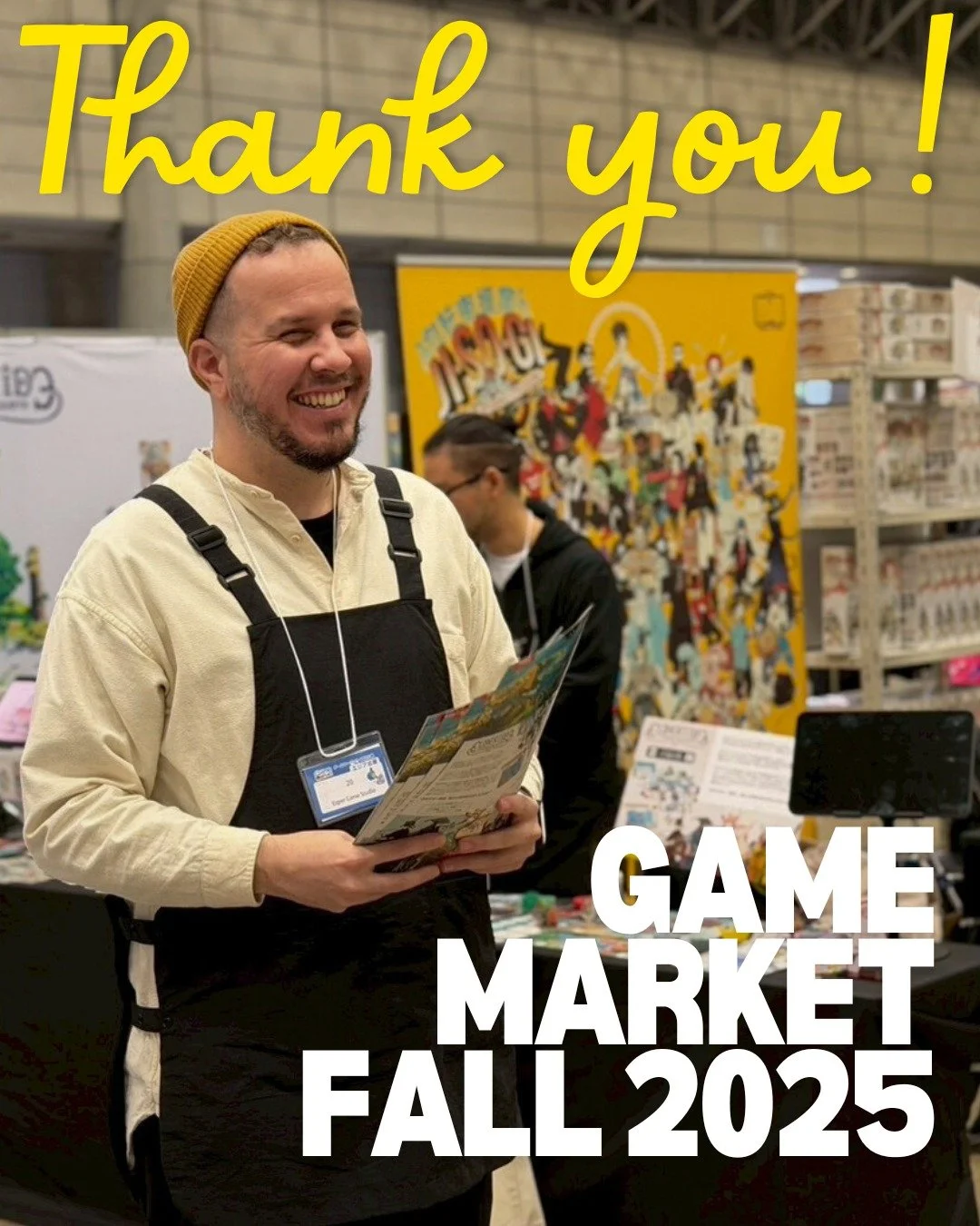 Esper Games team sends a MASSIVE thank you to everyone who supported us at Tokyo Game Market Fall 2025! We are touched and overwhelmed by your support! 🙏

A special shout-out to Ashio-san, the owner of the game cafe @boardway_nakano, for running the