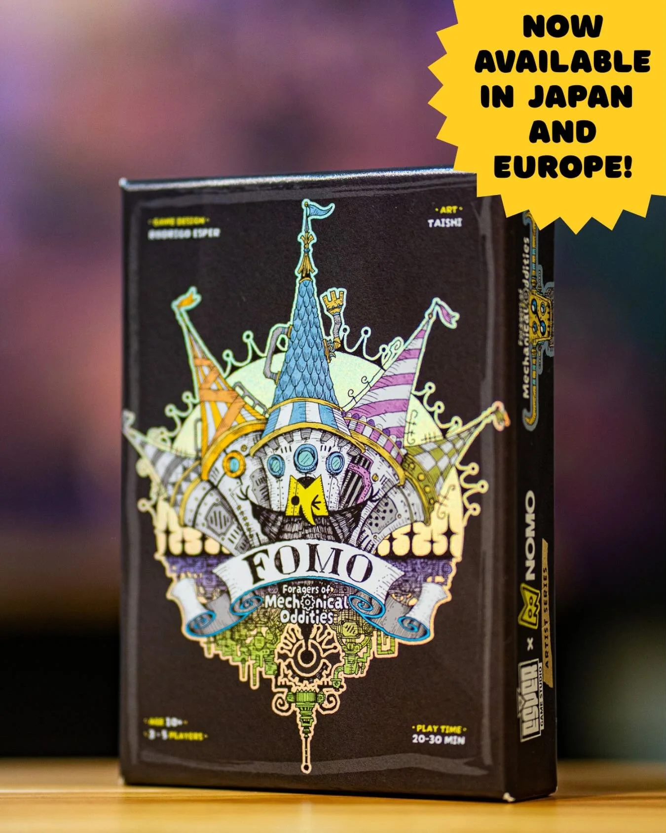 Our fast-paced bidding game, FOMO, is officially available on the Esper Games store in Japan and Europe!
It will soon be available in the US, where it will be offered as a reward for users of the NOMO app(@yes.nomo )with whom we are collaborating for