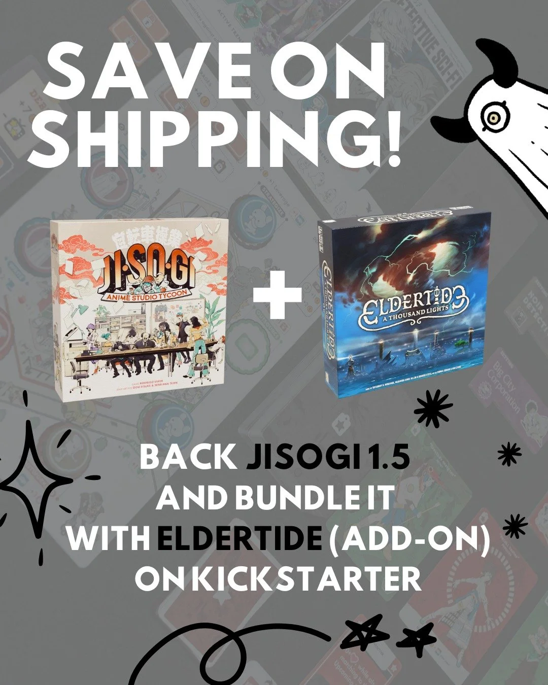 JISOGI 1.5 is off to a strong start on Kickstarter! 

Missed out on the 2024 JISOGI campaign or the 2025 ELDERTIDE launch? Now is your chance to catch up! 

Through this campaign, you can:
- Pre-order JISOGI Edition 1.5 
- Grab the Upgrade Pack to 1.