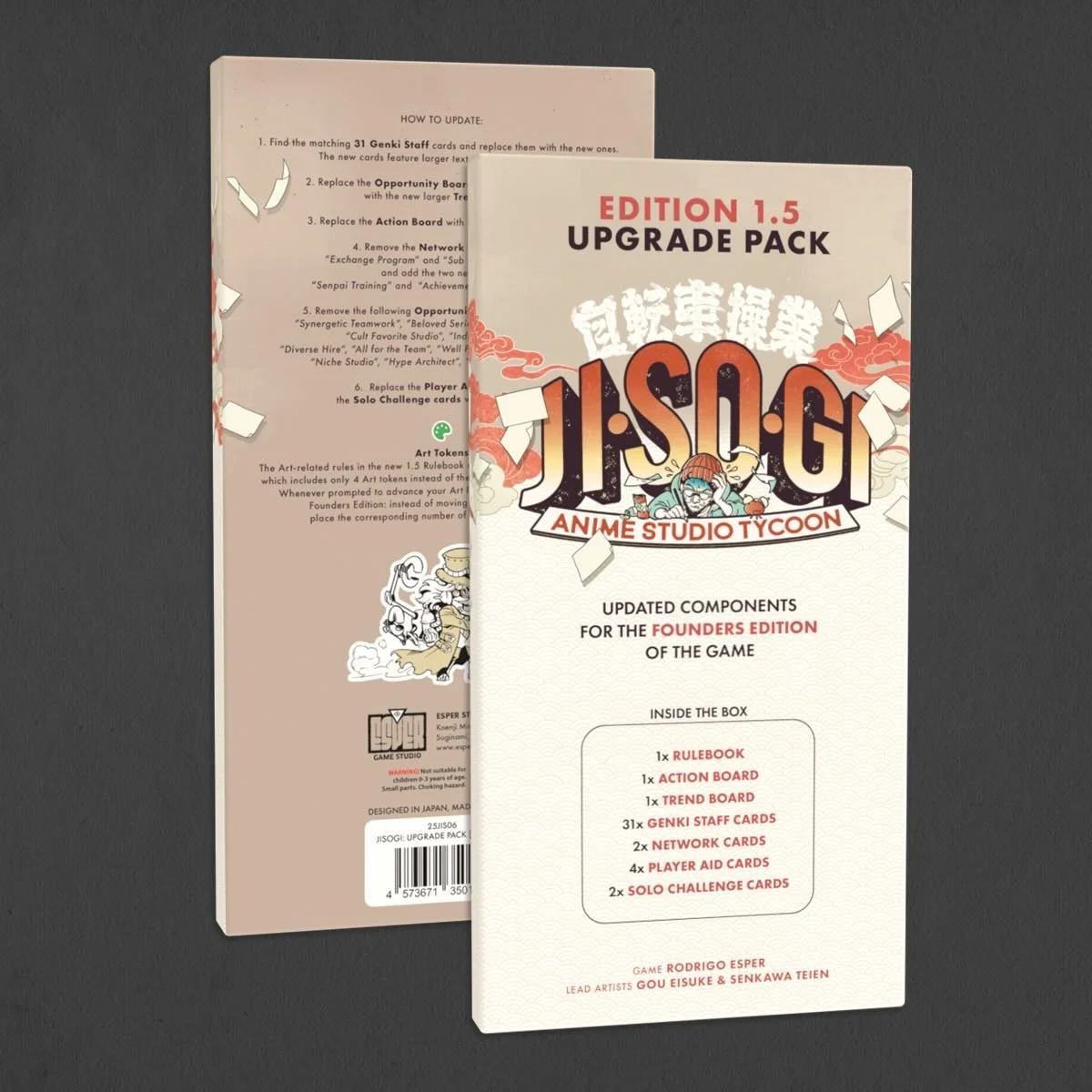 A real board for the same price? In this economy?!
We&rsquo;ve heard your feedback and instead of the planned sticker to update your Action board, every Upgrade Pack will now include a completely new, physical Action board.

We are absorbing the incr