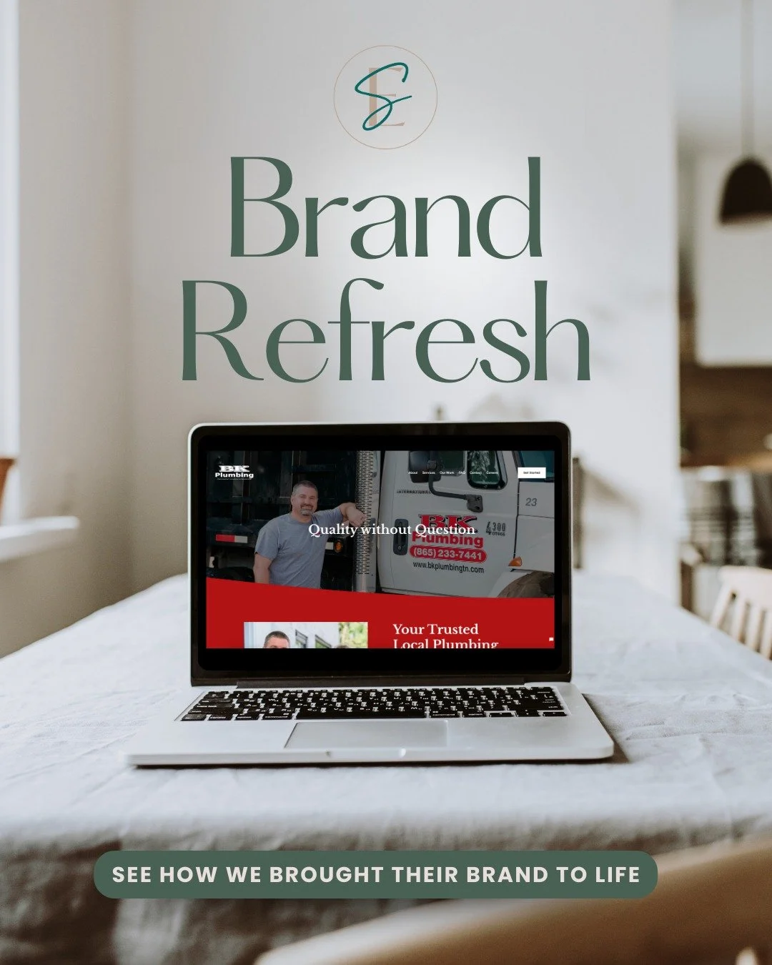 Our friends at BK Plumbing came to us ready for a brand refresh that reflects their expertise across commercial, industrial, and residential plumbing services. With an updated logo, refreshed website, and cohesive branded social media content, every 