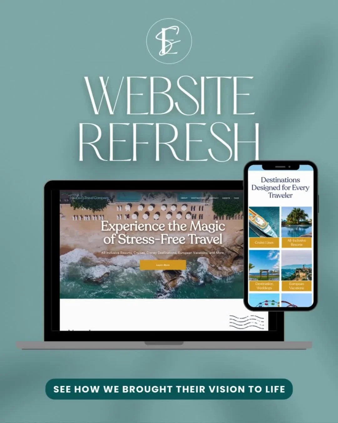 We&rsquo;re still obsessing over Treadway Travel&rsquo;s new website! There&rsquo;s nothing better than bringing a brand&rsquo;s personality to life, and this one feels like pure sunshine&mdash;instantly putting you in a travel state of mind.