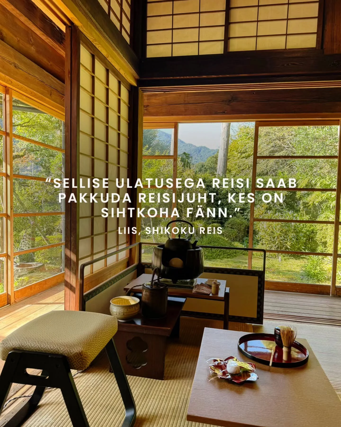 &quot;Sellise ulatusega reisi saab pakkuda reisijuht, kes on sihtkoha f&auml;nn. Kellel on austav ja hooliv suhtumine inimestesse, loodusesse, kultuuri, traditsioonidesse. Reisijuht, kes teeb sihtkoha k&uuml;lalistele koduseks ja k&otilde;igi omaks. 