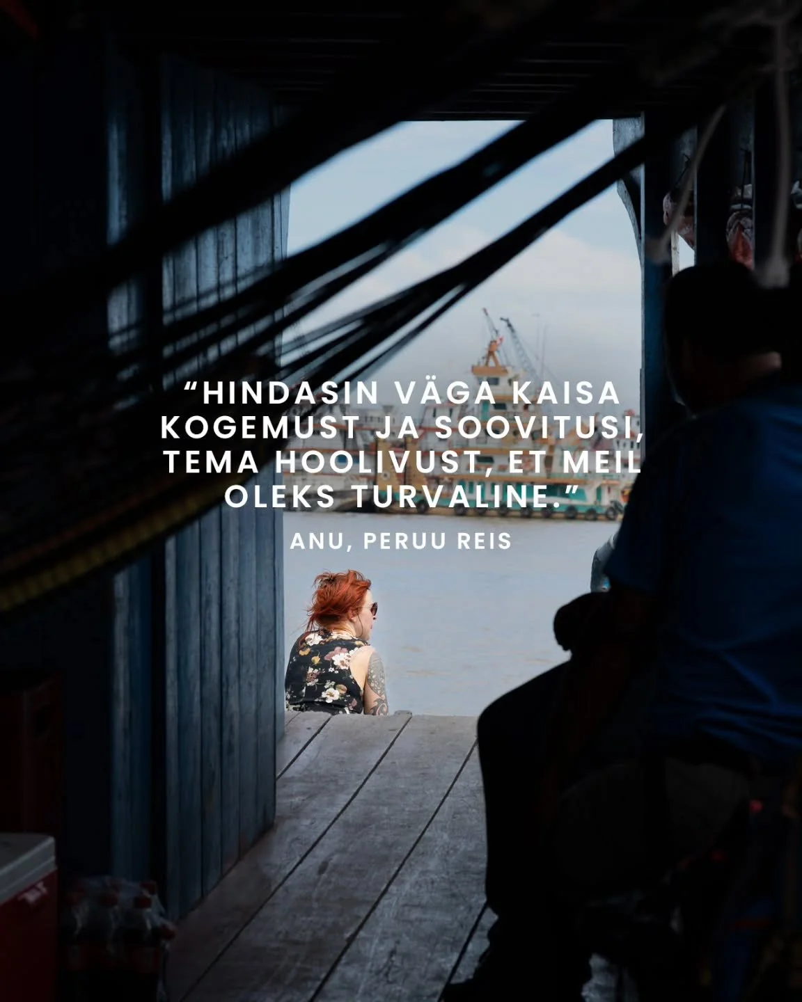 &quot;See ei olnudki nagu turismireis vaid r&auml;nnak kohalikel radadel. Hindasin v&auml;ga Kaisa @kaisa_randab kogemust ja soovitusi, tema hoolivust, et meil oleks turvaline. Super reisijuht. Nii palju lugusid temalt, nautisin teda ja kogu meie rei