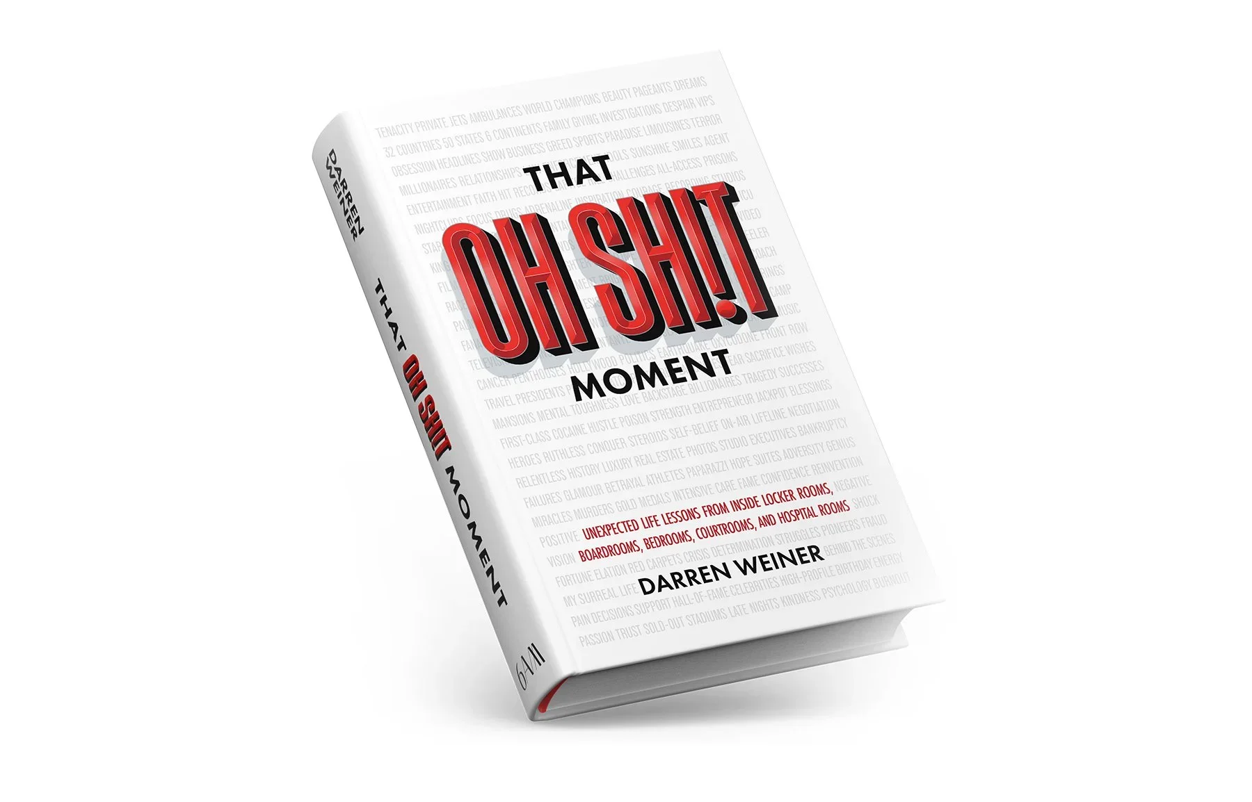 THAT OH SHIT MOMENT BOOK COVER LETTERING