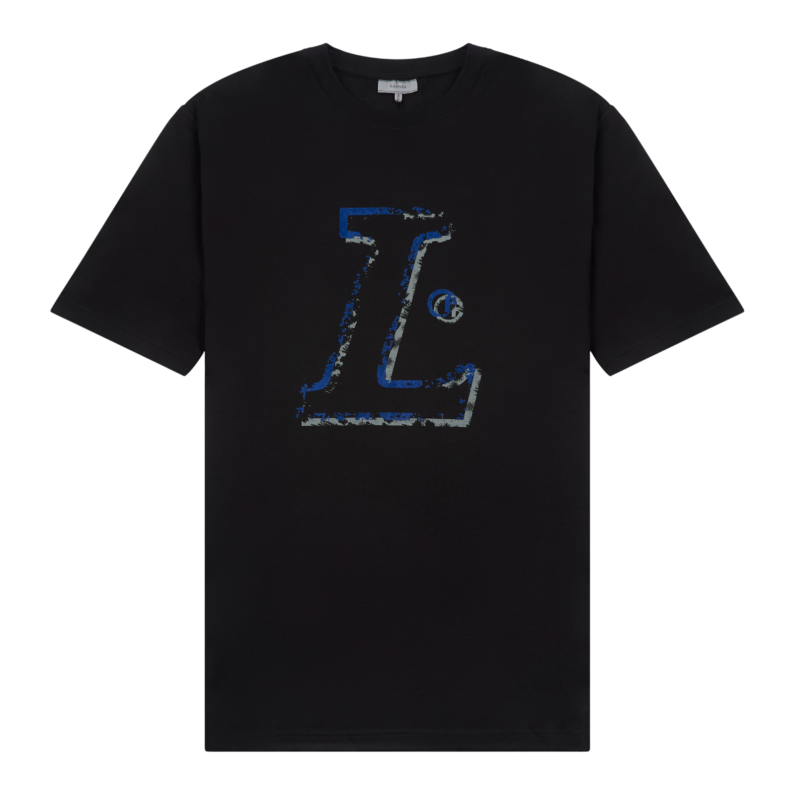 Lanvin Imprime Place Black T-Shirt
