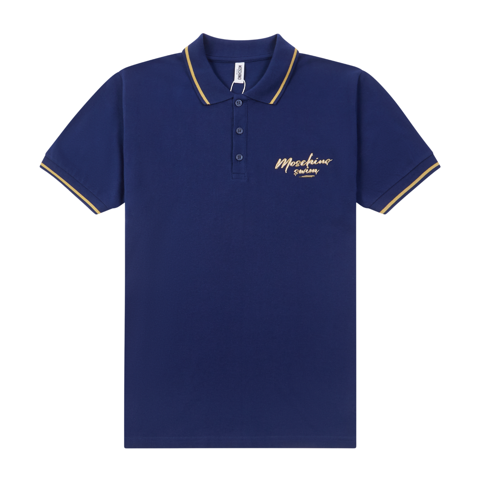 Moschino Blue Polo Shirt