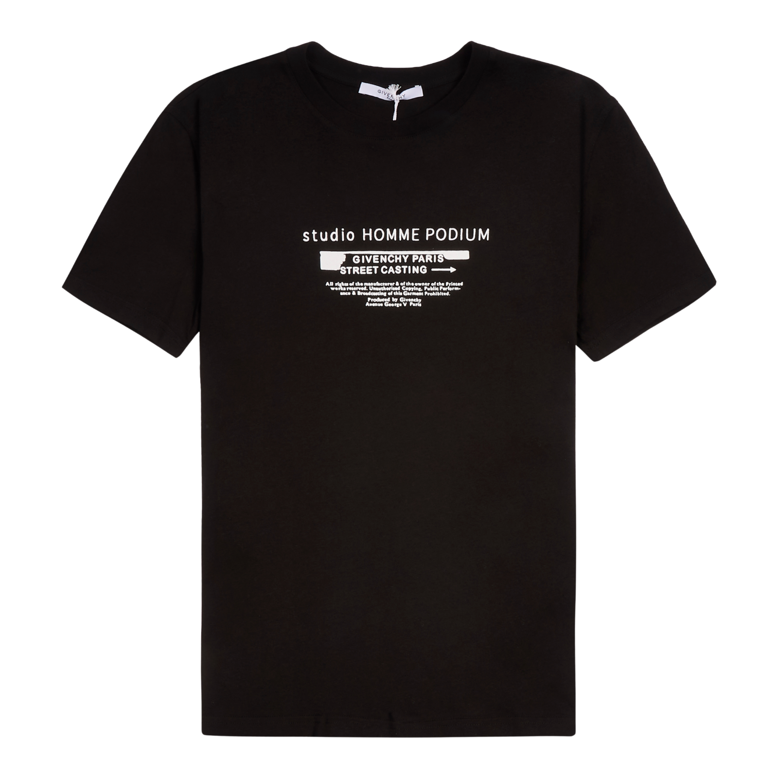 Givenchy Fit Studio Homme Print T- Shirt