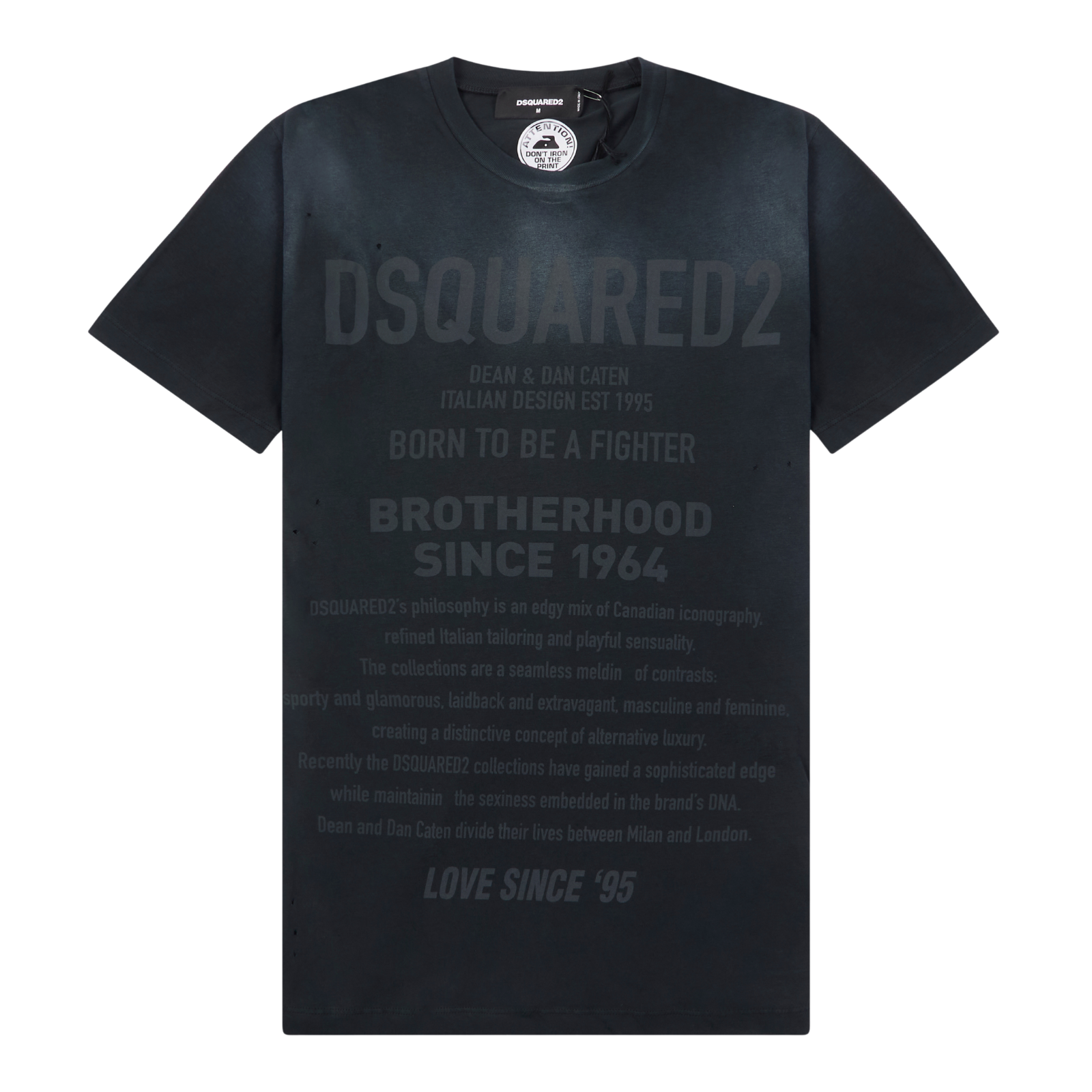 Dsquared2  Faded Black T-Shirt