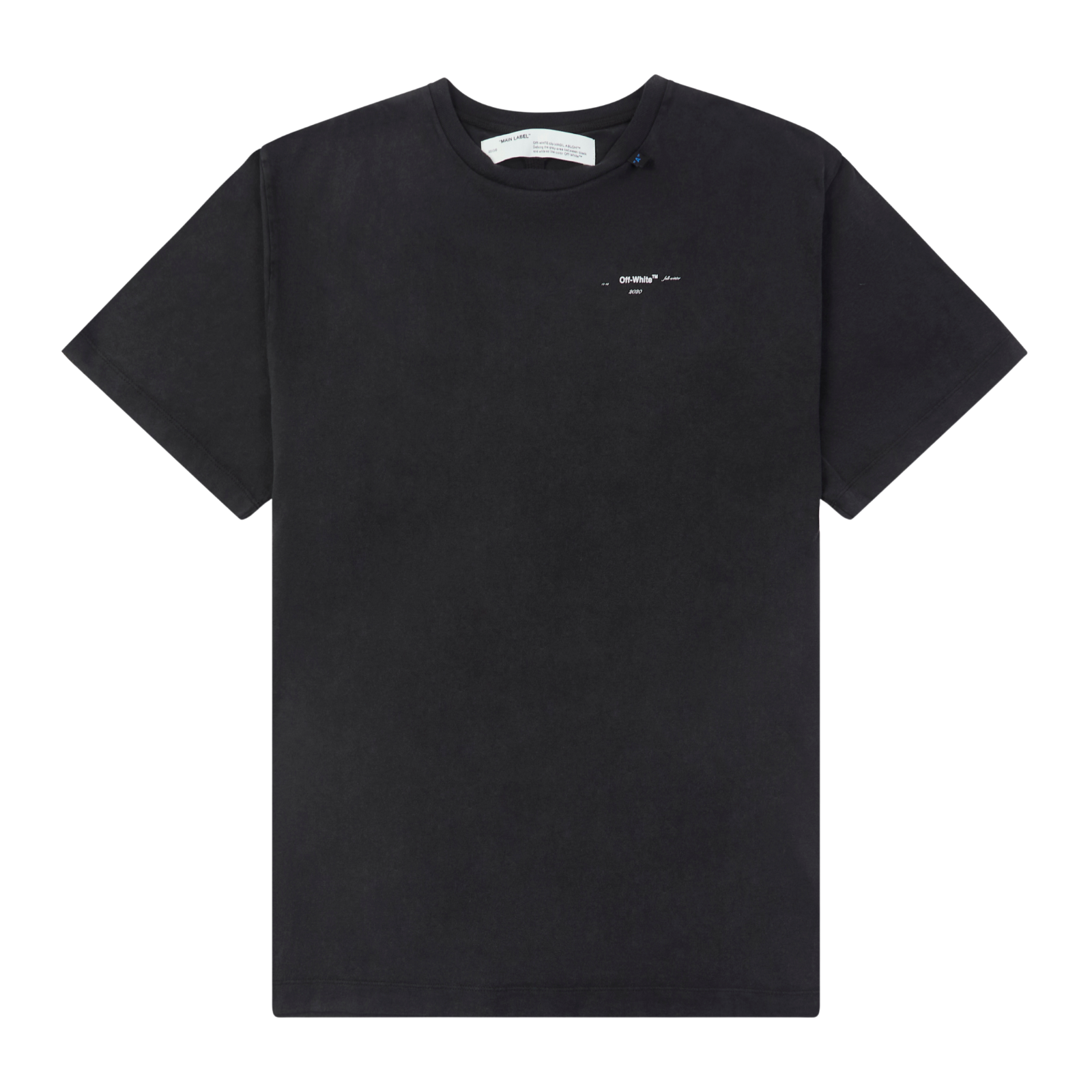 Off-White Scribble Arrow Logo Faded Black T-Shirt