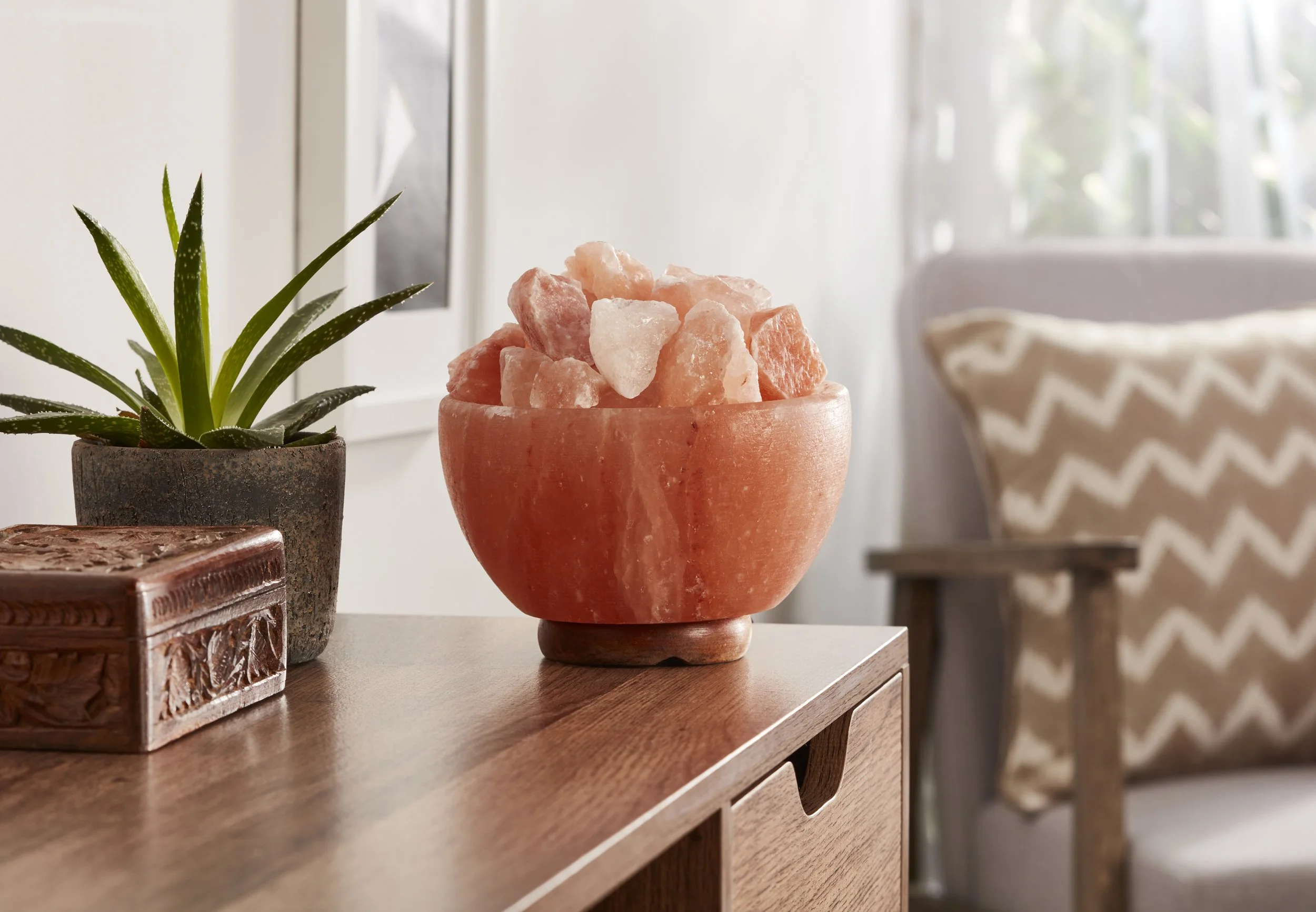G3355 Himalayan Salt Lamp Bowl Shape:Chunks 4kg LS 1.jpg
