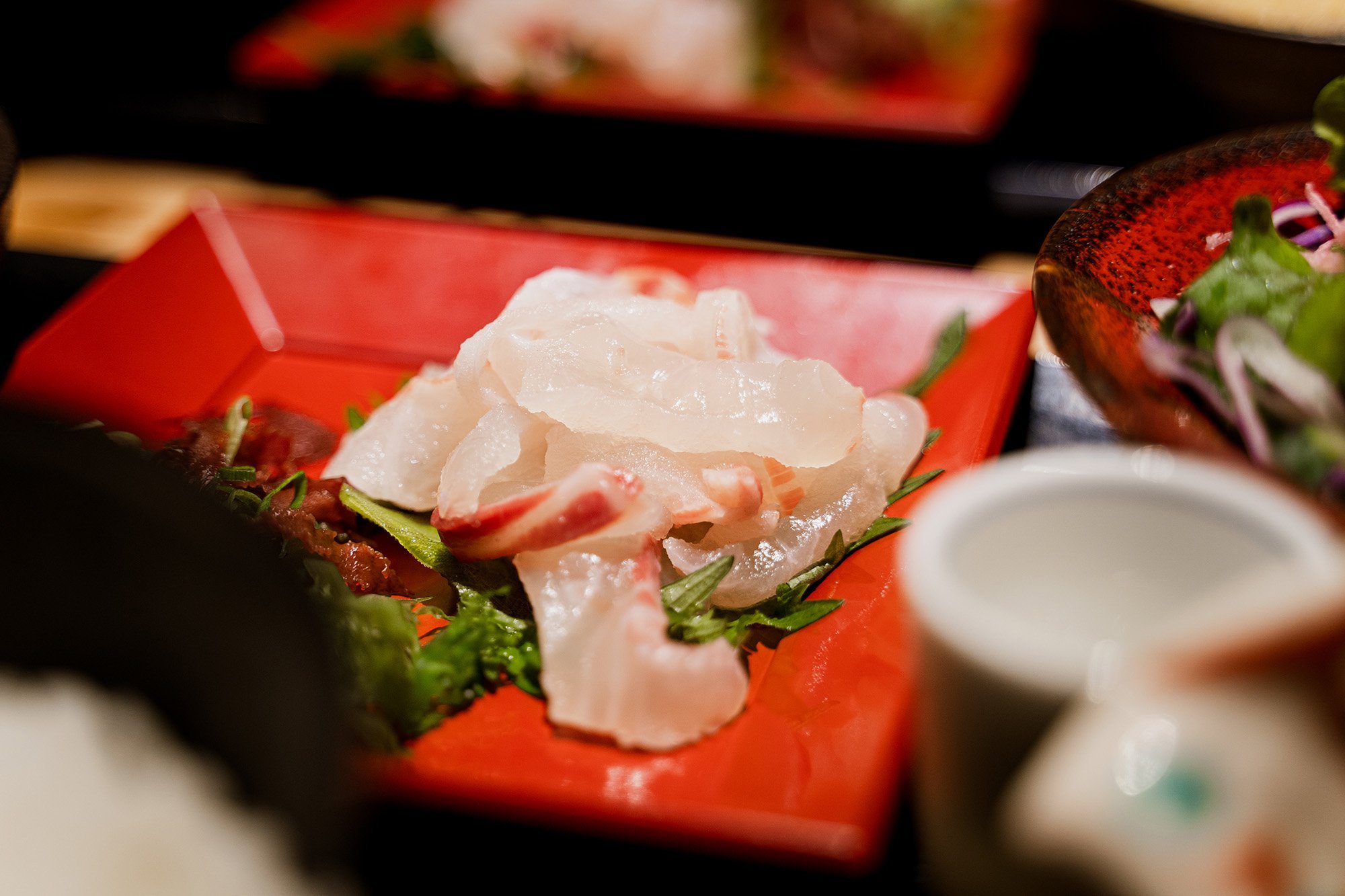 Tai (Sea bream) sashimi