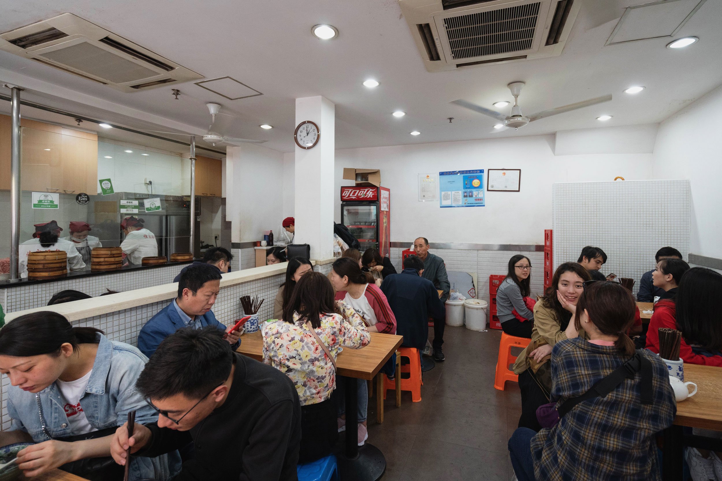 Eating area at Jia Jia Tang Bao