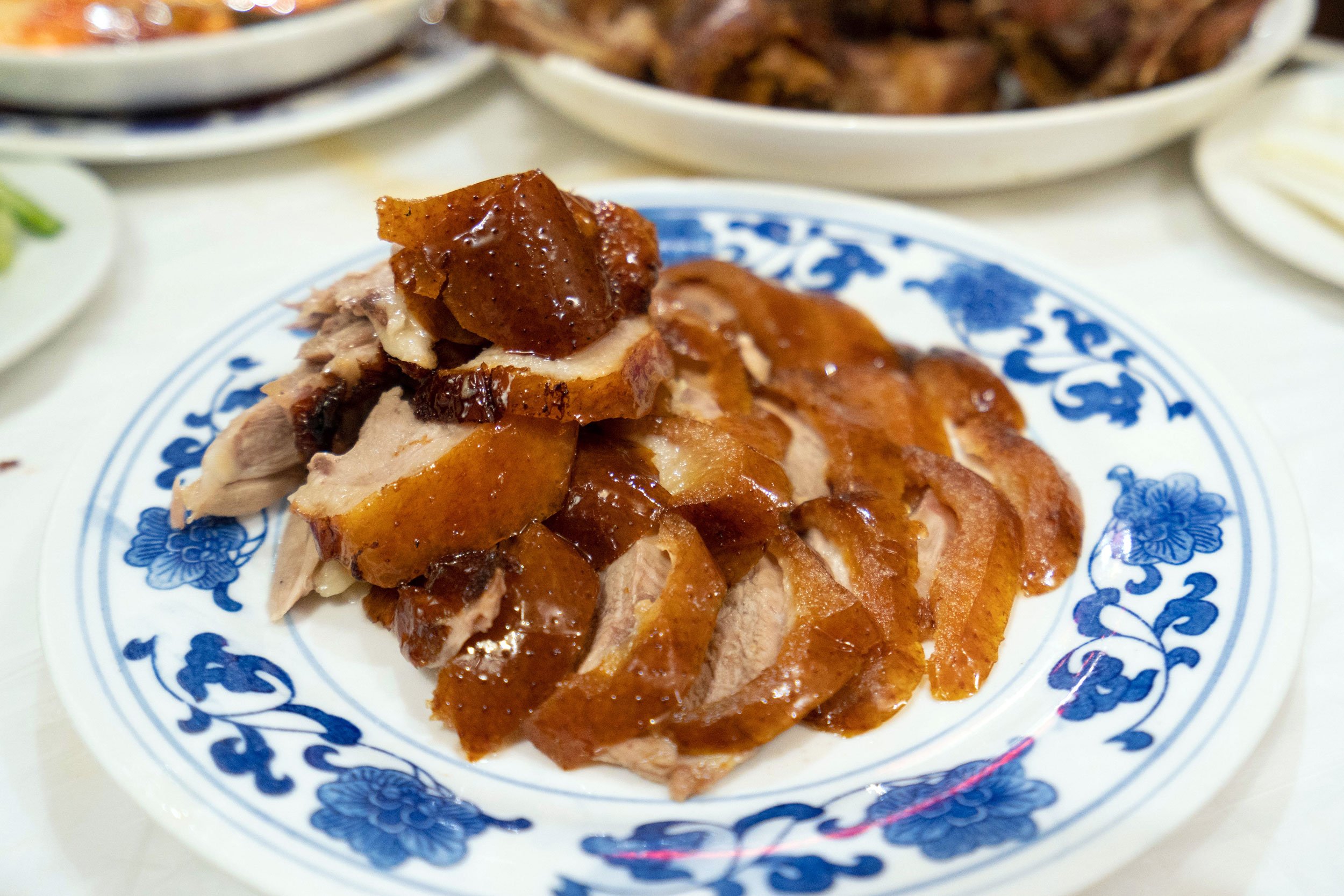 Peking duck at Liqun