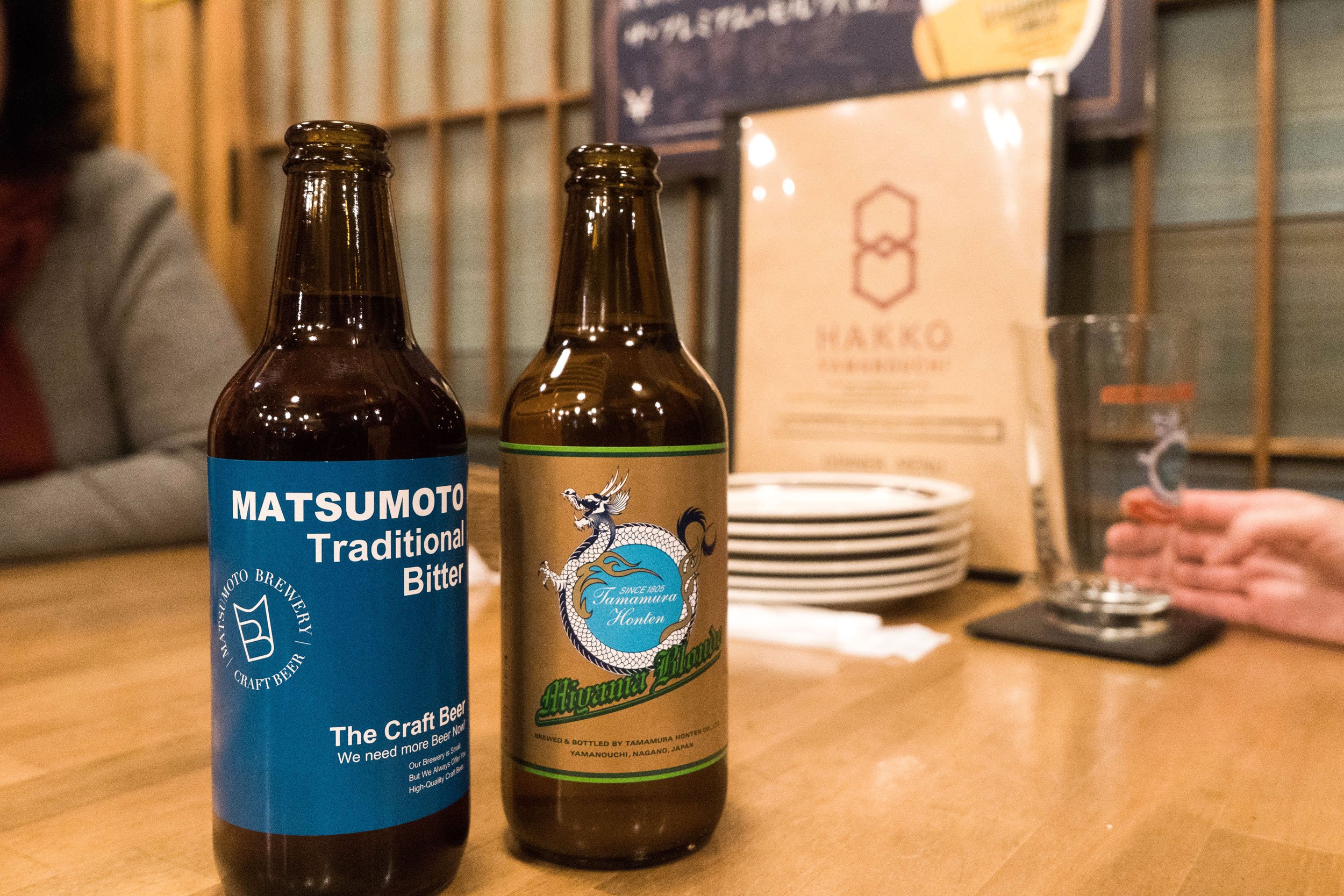 Nagano prefecture craft beer at Hakko