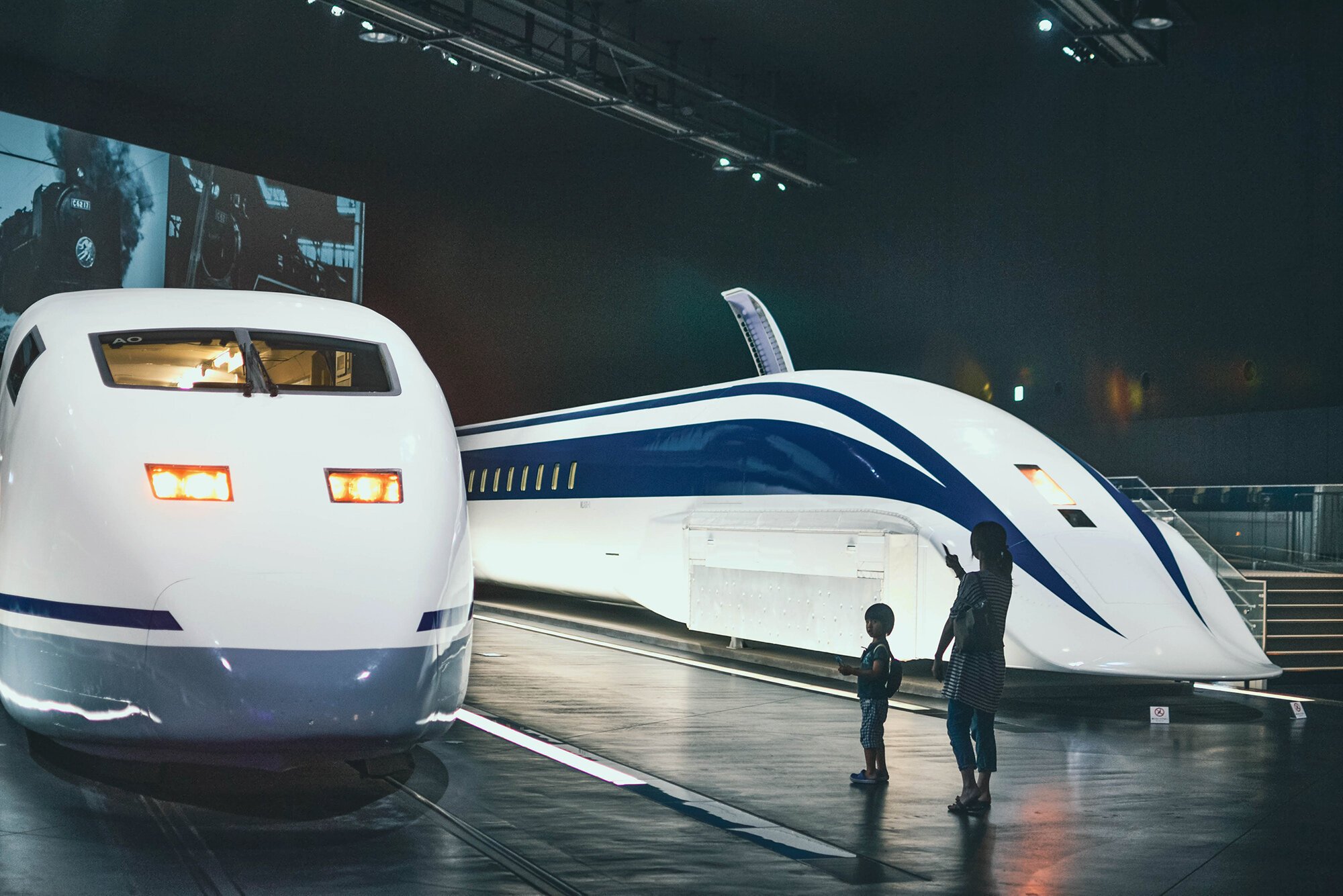 Shinkansen and Maglev prototypes