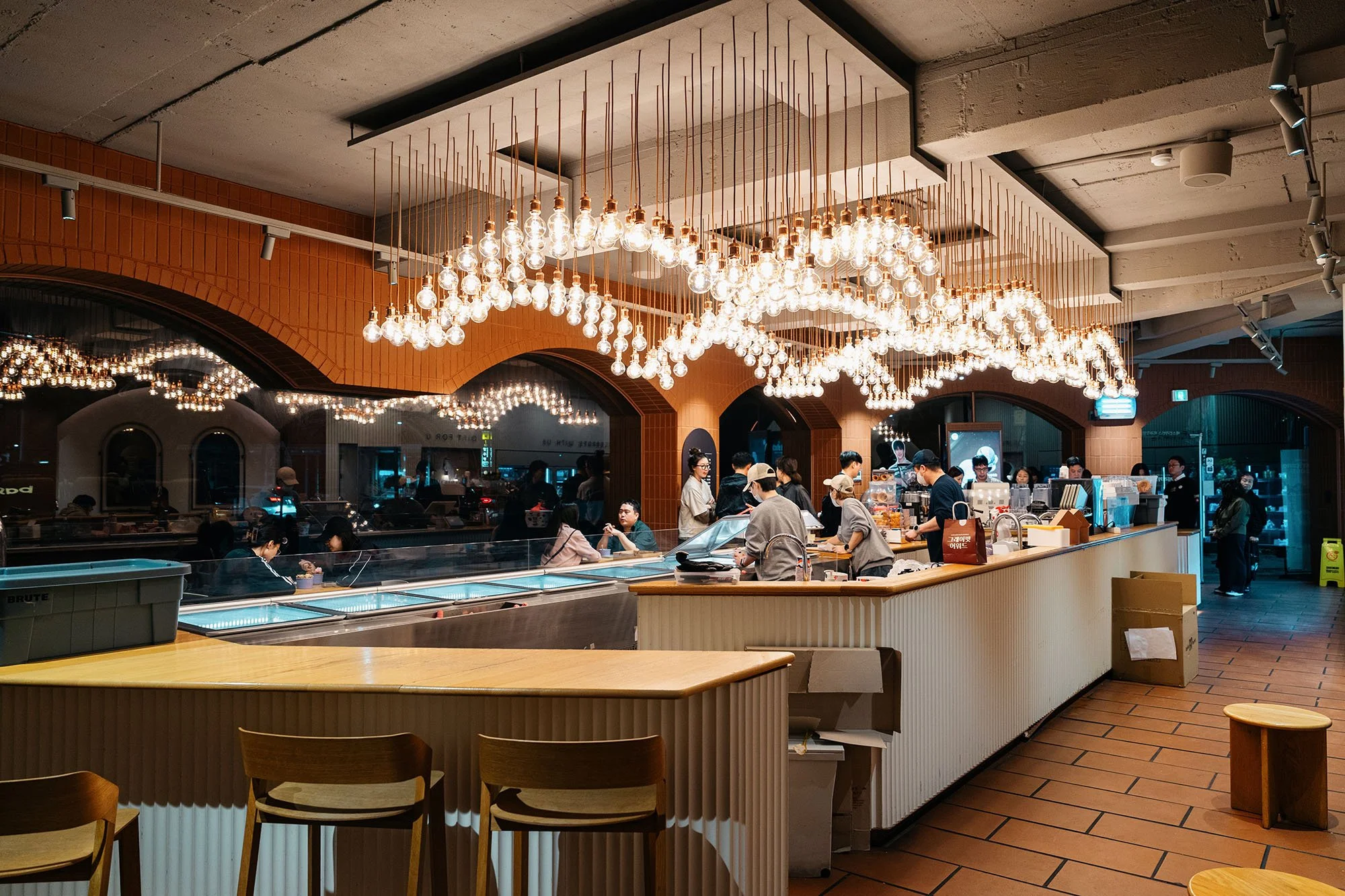 Ice cream counter