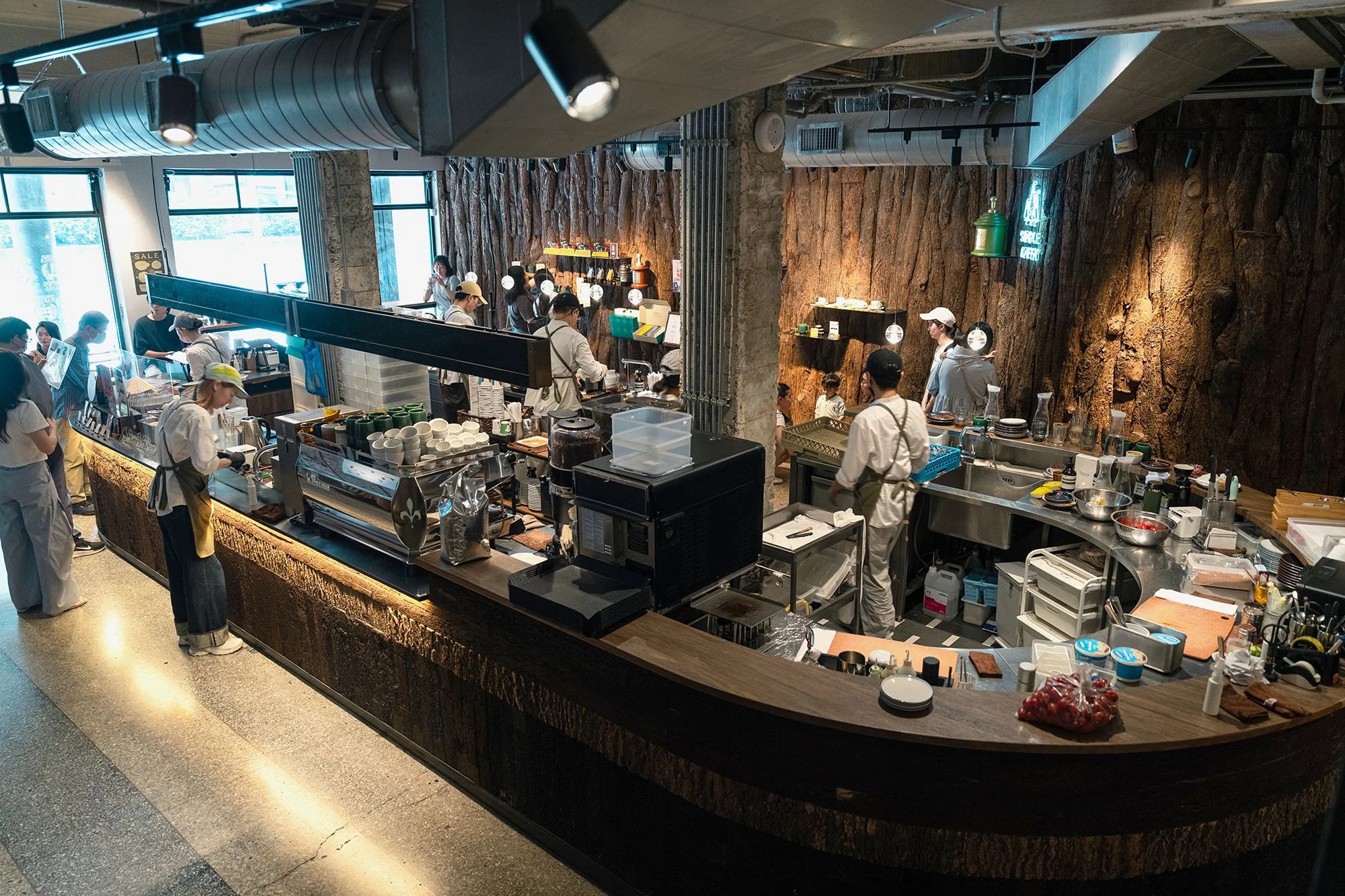 Barista counter