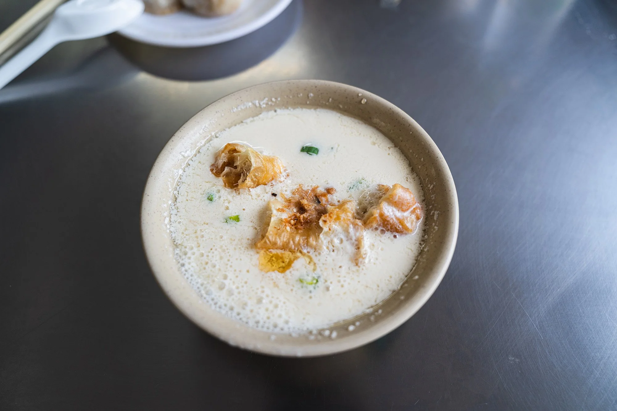Savory soy milk