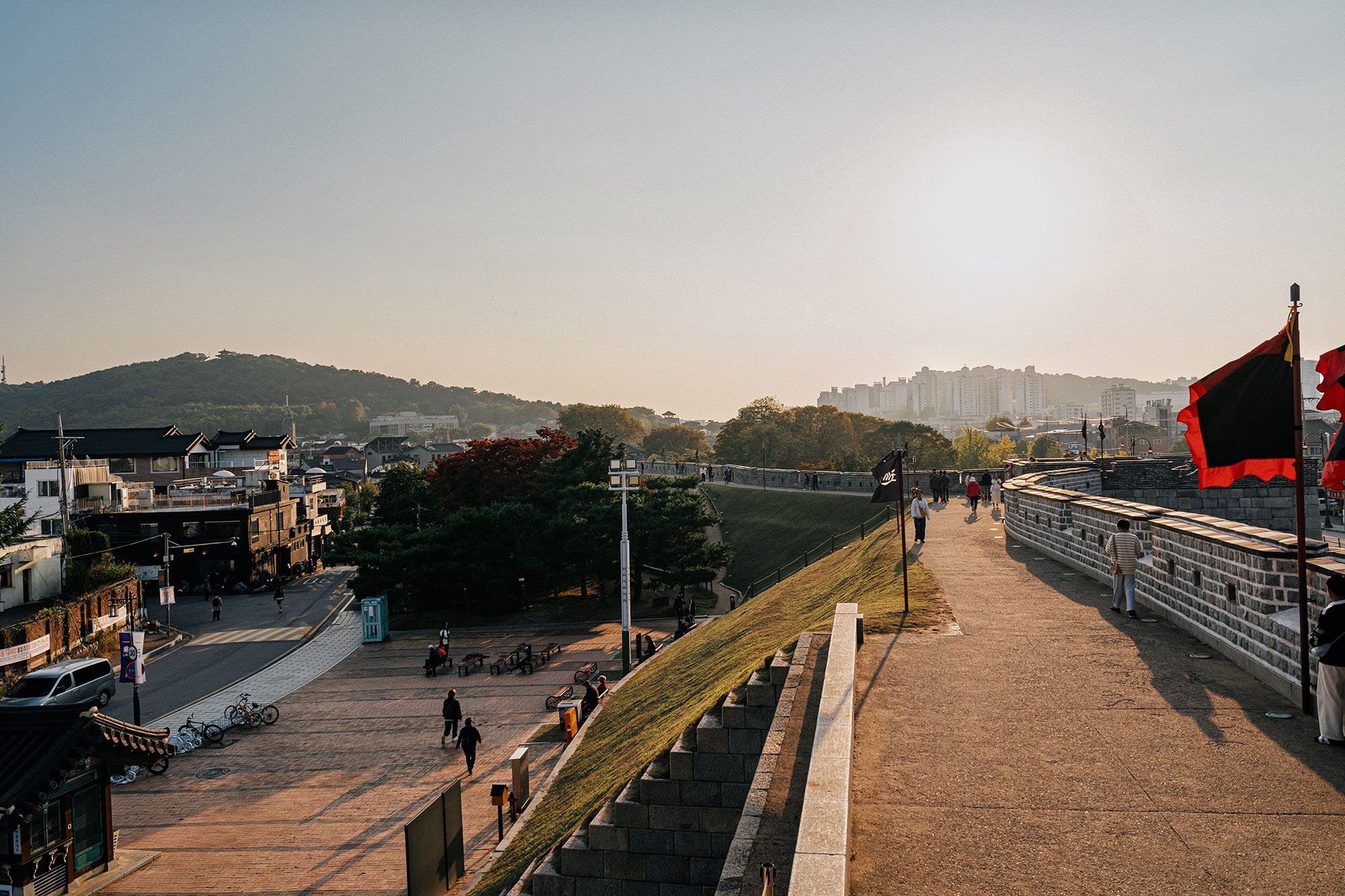 West from Janganmun Gate