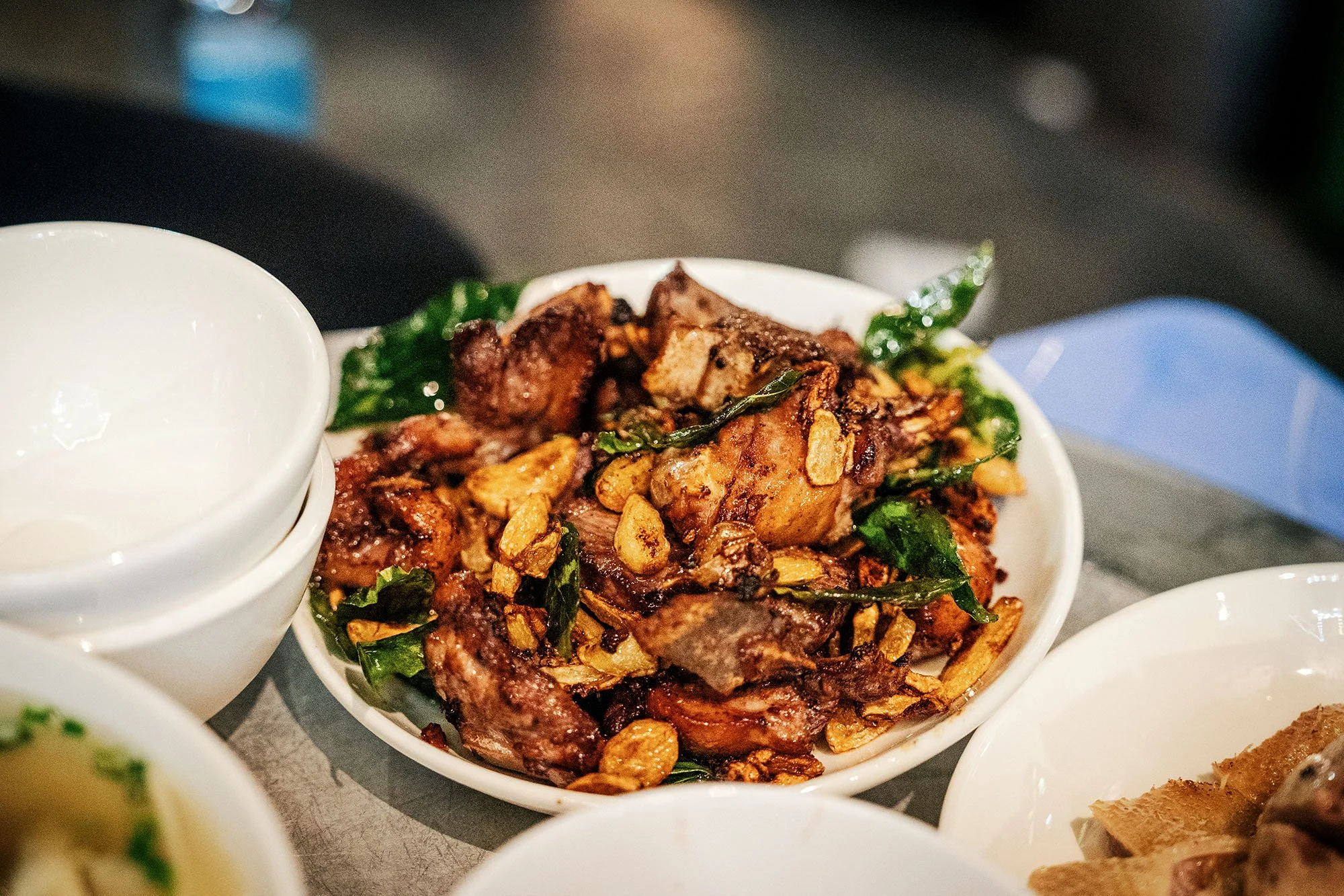 Deep fried duck