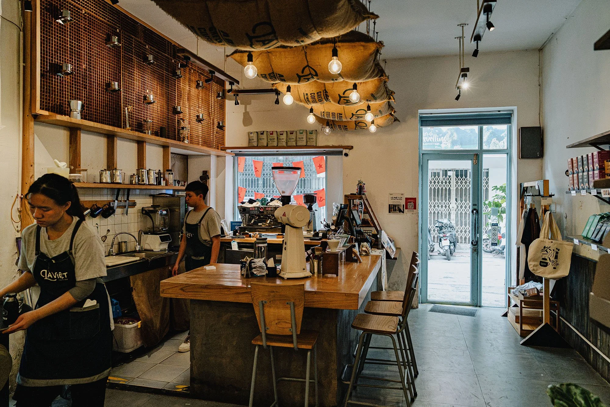 Barista counter