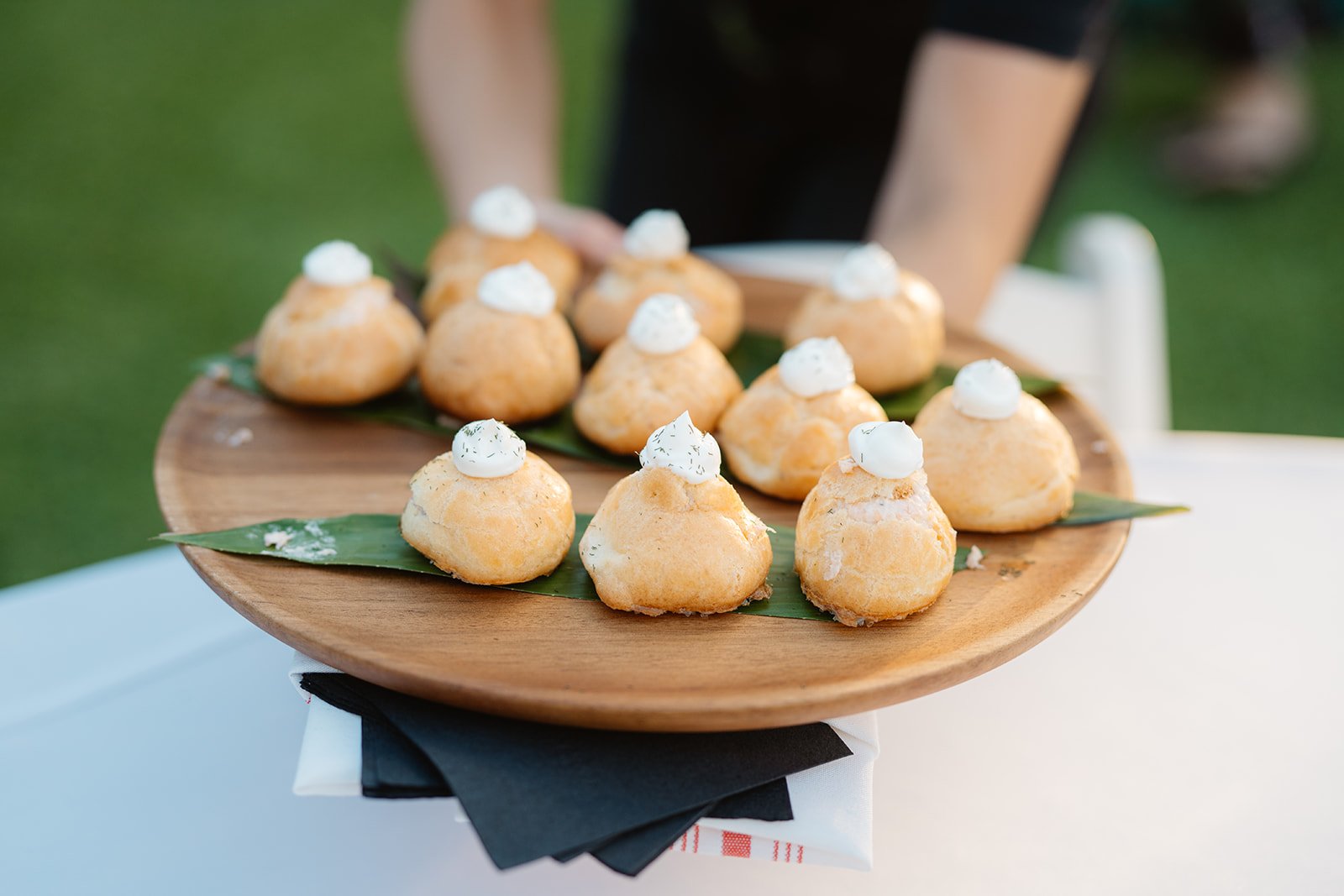 Salmon Mousse Profiteroles