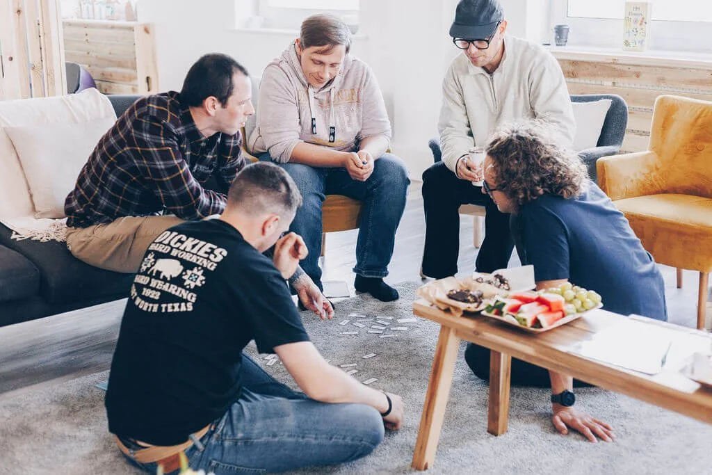 birth partners talk about their hopes and fears for the birth of their baby at their antenatal class in truro