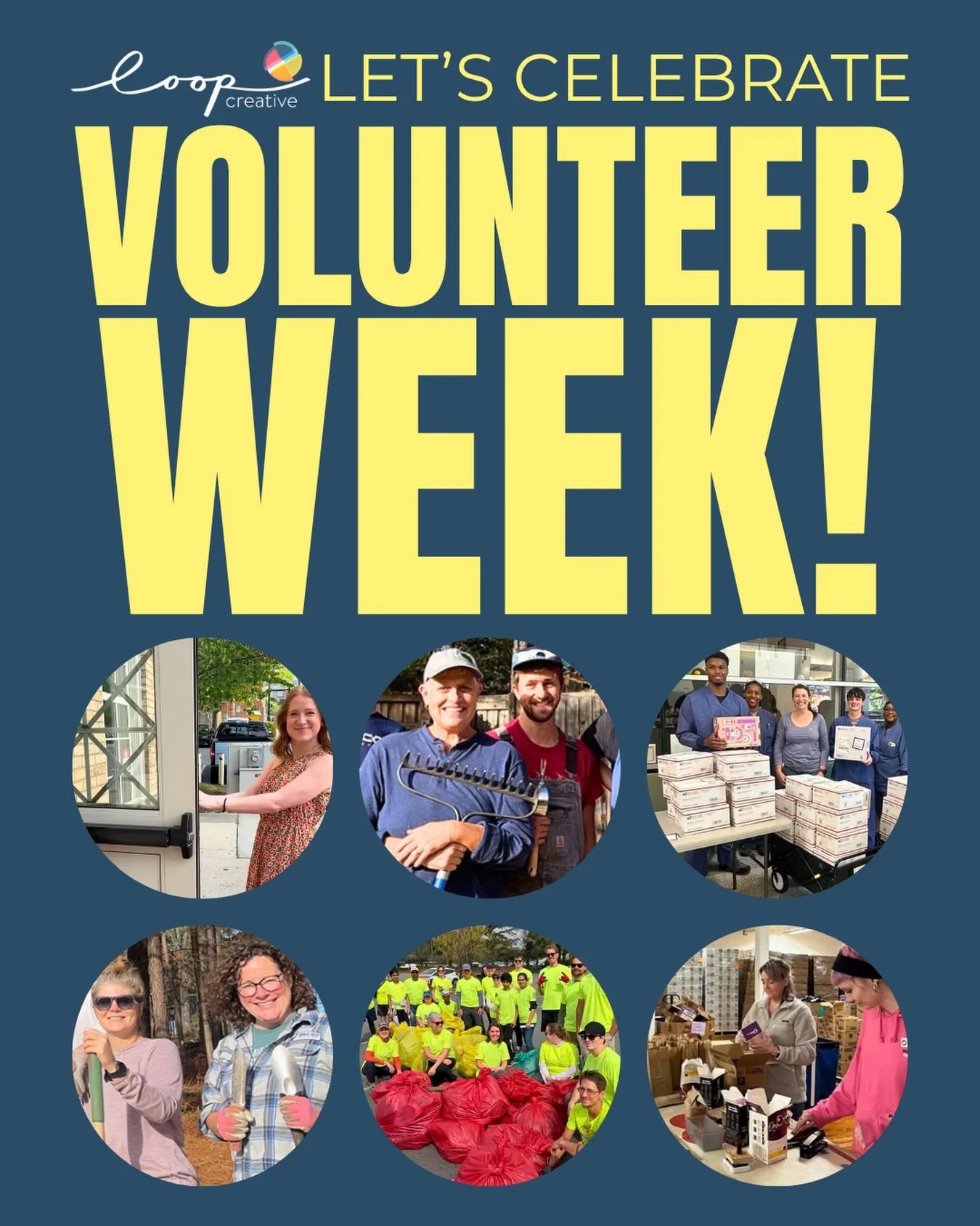 It&rsquo;s #NationalVolunteerWeek! A moment to celebrate the people who give their time, talent, and heart to strengthen our communities. From local service projects to microvolunteering, every act of care makes an impact. April is also Global Volunt