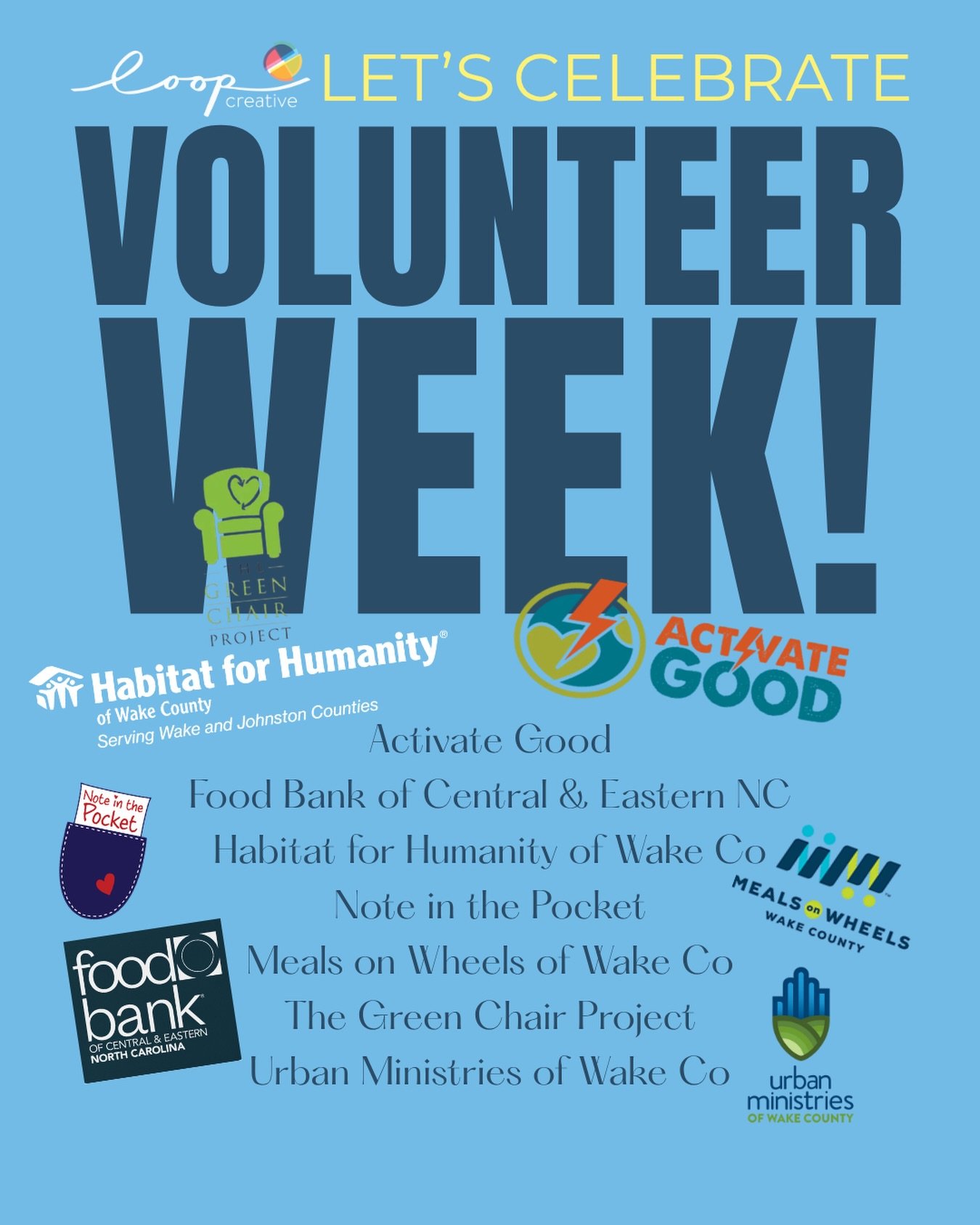 It&rsquo;s #NationalVolunteerWeek! Raleigh is full of incredible organizations that rely on #volunteers to keep our #community strong. If you&rsquo;re looking for a way to give back, here are a few local groups that could use an extra set of hands 🙌