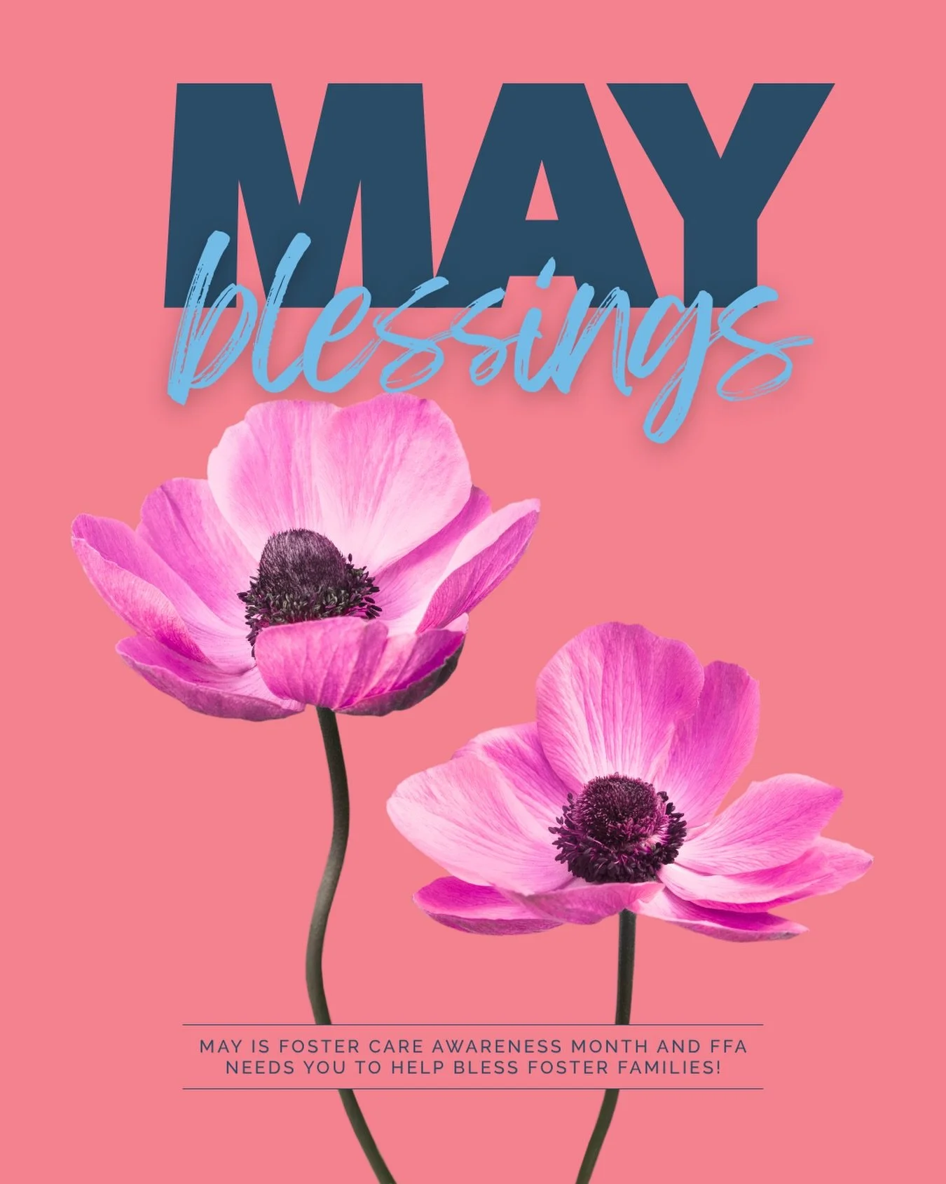 One of the causes close to our hearts is gearing up for something special - and we want YOU to be a part of it!

Our friends @fosterfamilync are launching their May Blessings campaign in honor of #FosterCareAwarenessMonth - and it is one of the most 