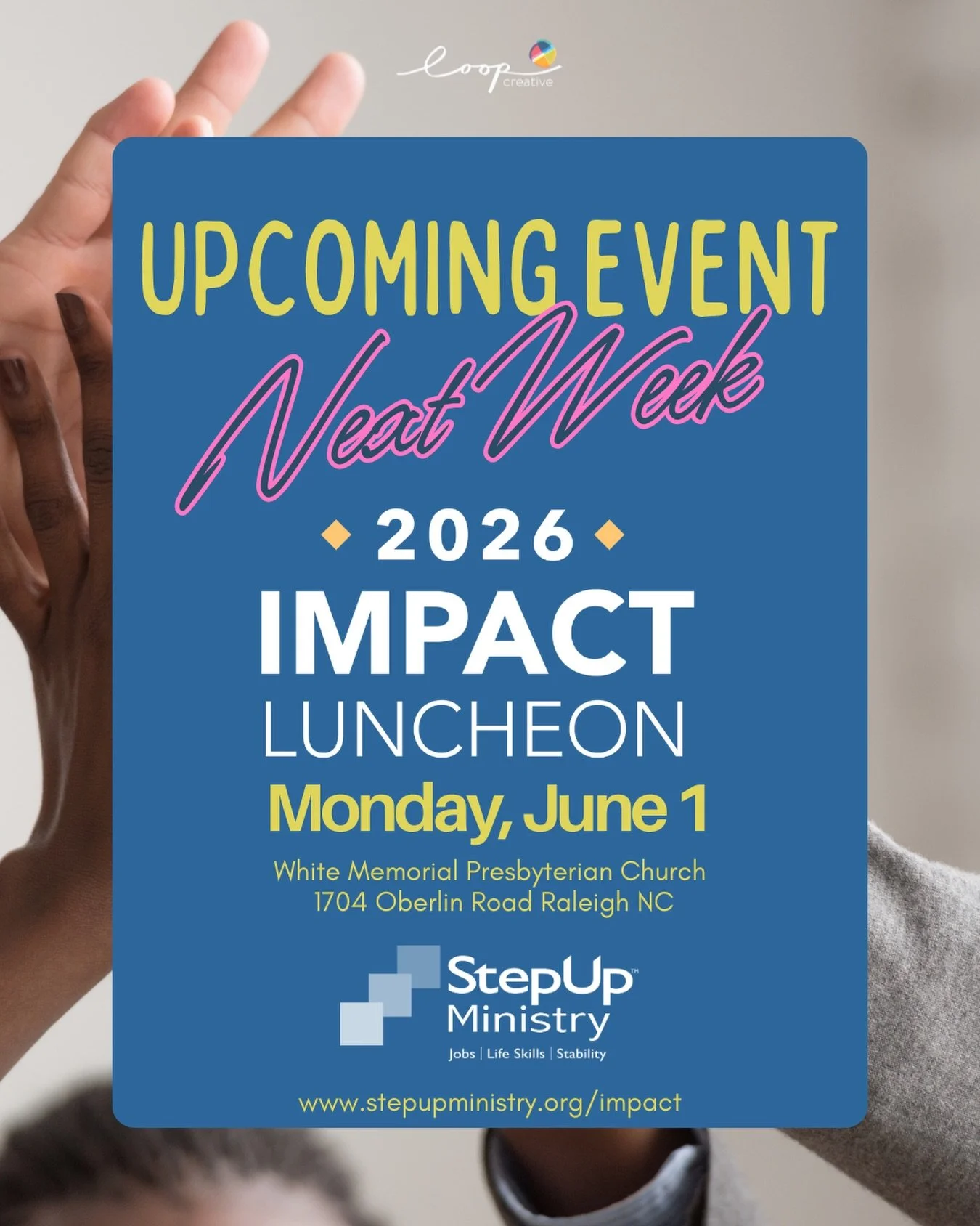 StepUp Ministry&rsquo;s Annual Impact Luncheon is an opportunity to learn how their programs help over 750 people each year in Wake County build stability and confidence. This year, their goal is to raise $250,000 to support these life-changing progr