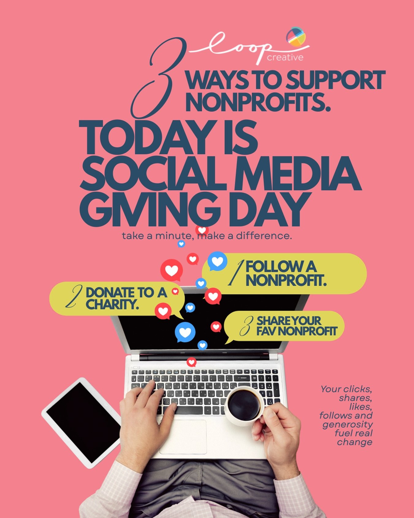 🎉 It&rsquo;s #SocialMediaGivingDay! Your clicks, shares, likes, follows and generosity fuel real change. Today, your $ gift can help these local nonprofits provide health services, immediate support to mothers fighting cancer, education and solution