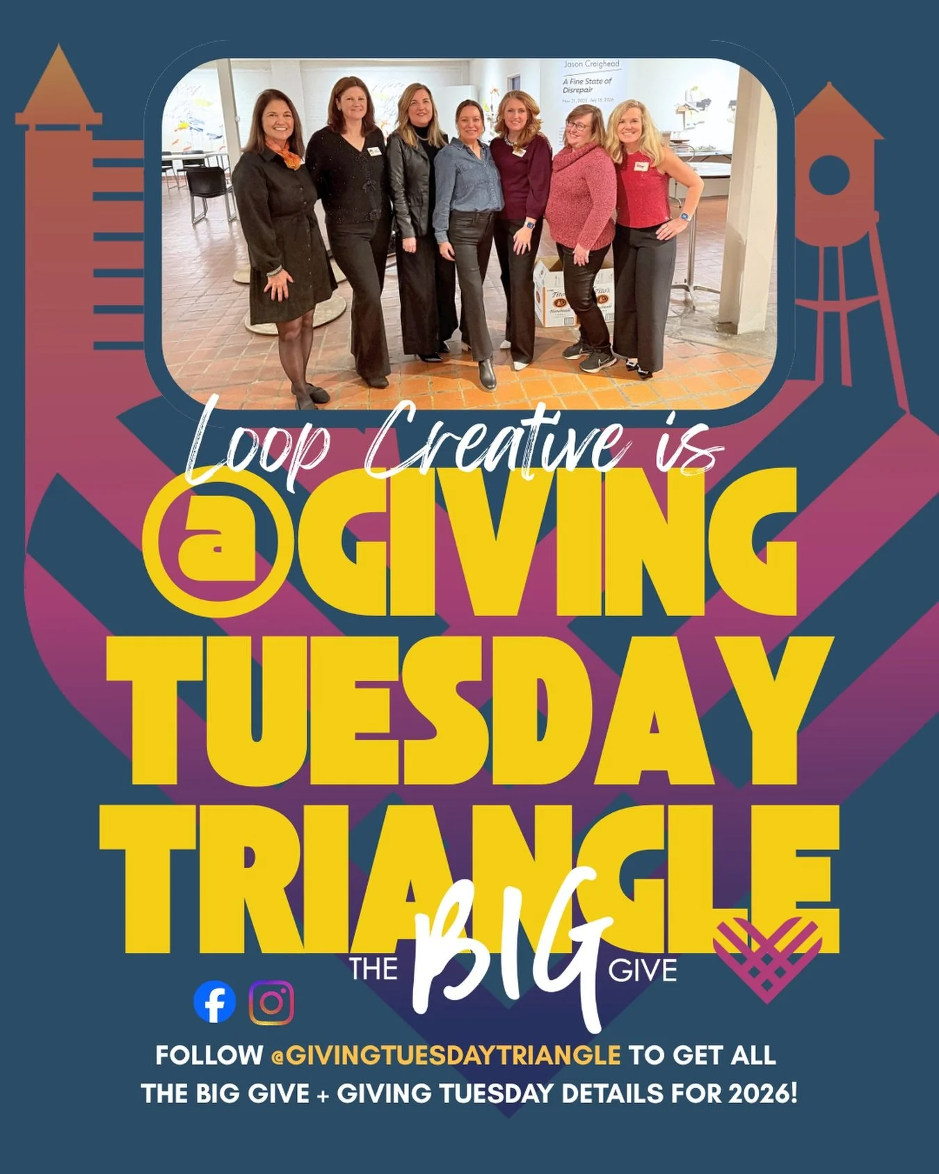 DID YOU KNOW? Loop Creative is the local community leader for the global Giving Tuesday organization!

Our philosophy has always been together is better! We bring some of the best local #nonprofits and our #community together to hear their stories an