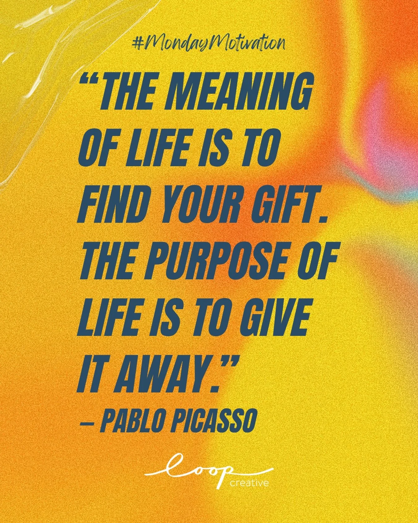 Purpose isn&rsquo;t just about what we&rsquo;re good at, it&rsquo;s about sharing our gifts, so they spark something bigger in the world. Monday is a fresh chance to give yours away with intention.
#mondaymotivation