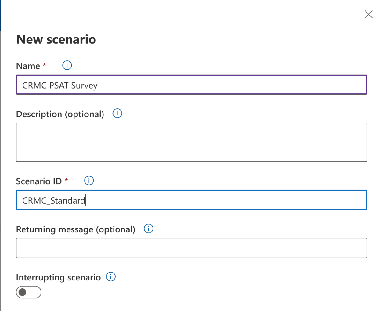 Azure Health Bot configuration dashboard interface