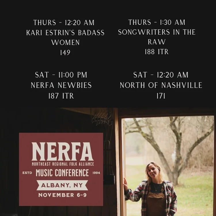 Checking in from my very first @nerfalliance at The Desmond in Albany, NY 🪕 

last night was a blast ~ I&rsquo;m meeting lots of good folks and hearing lots of good folk tunes 🎶

&mdash; Unplugged sessions amid mazes of hotel rooms full of dozens o