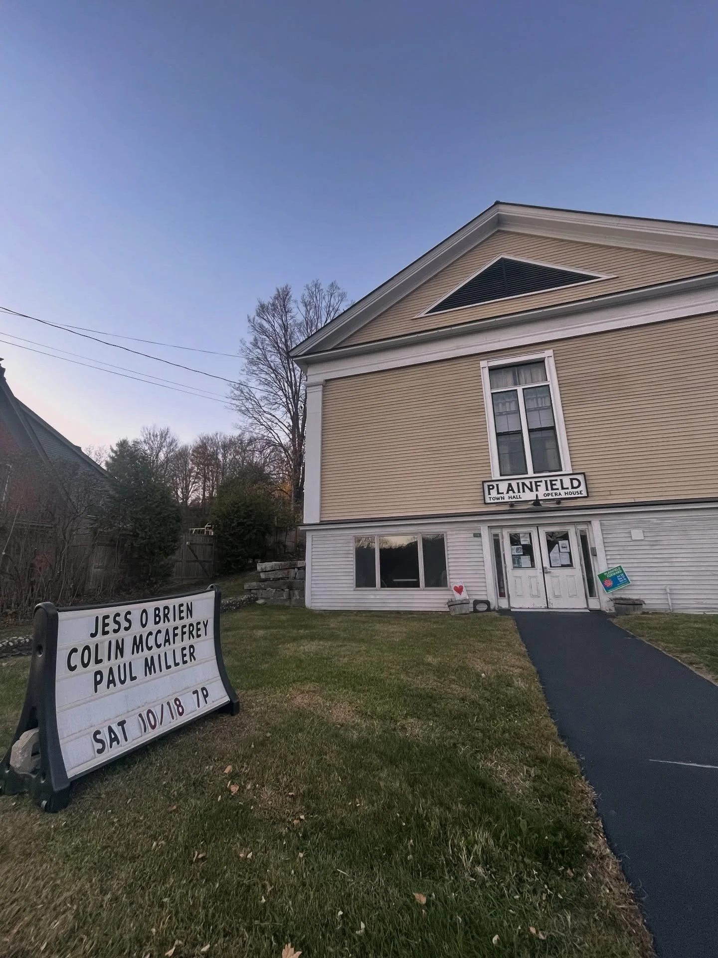 It&rsquo;s official! &hearts;️

Really looking forward to this. Thanks to Plainfield Arts for helping us put the show on! 

🎟️ Since tickets are by donation at the door, we don&rsquo;t have much of a sense of who is gonna be there! So let me know if