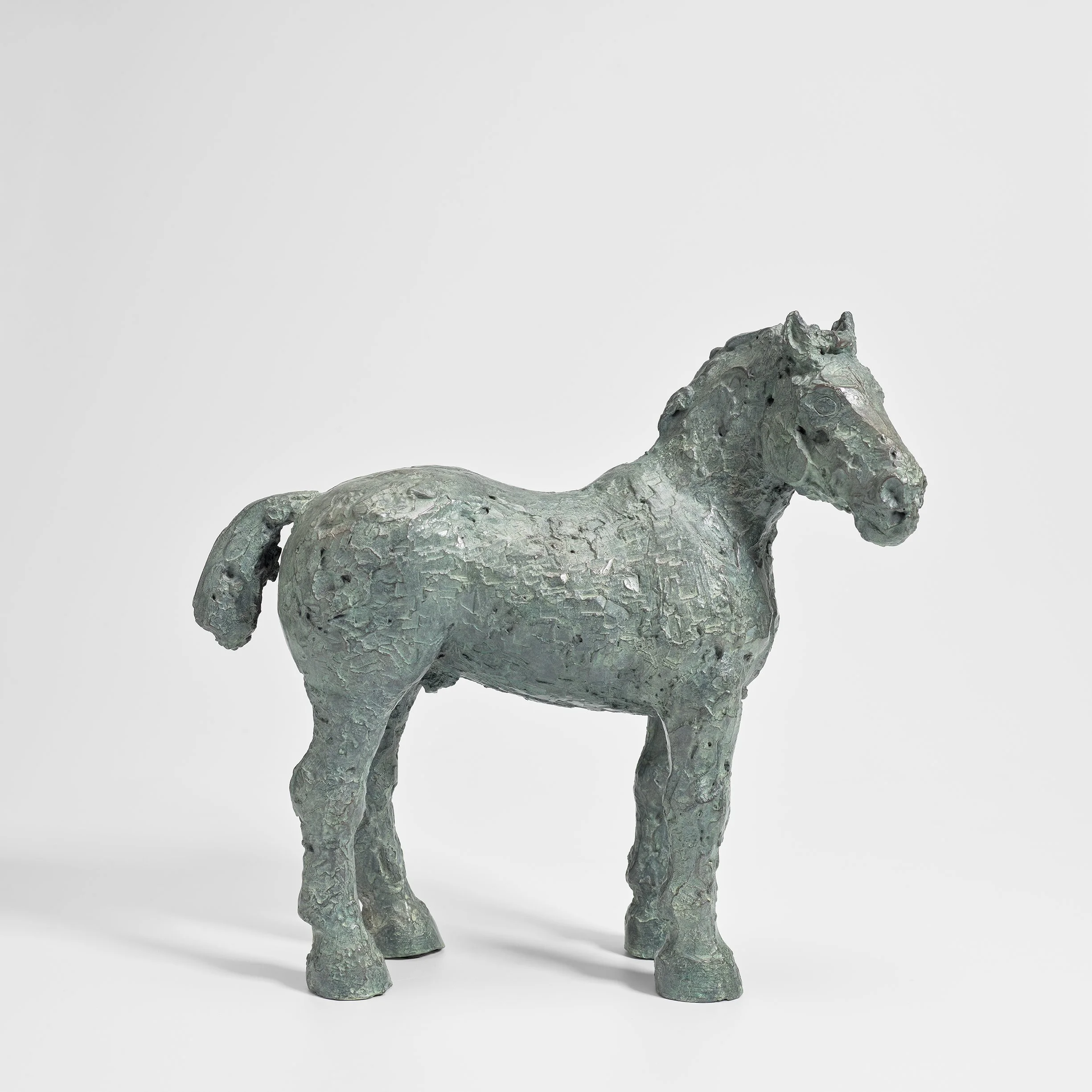 Elisabeth Frink (1930-1993), Chinese Horse III (Standing), 1989. Bronze, 47.9 x 49.6 x 18.7cm