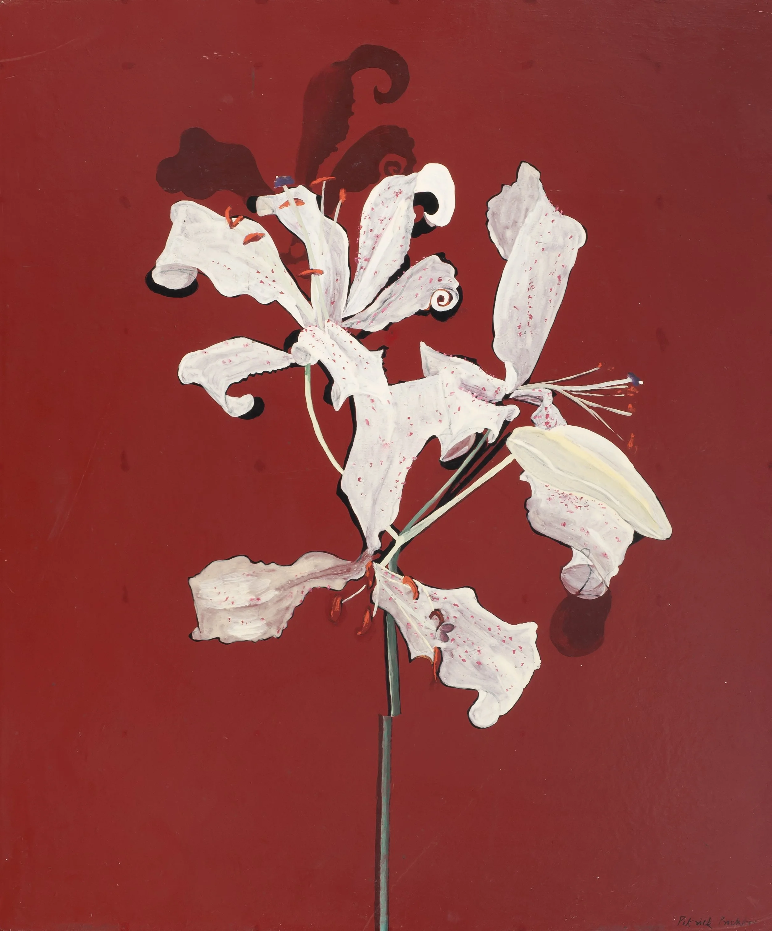 Patrick Procktor RA (1936 - 2003), Lily, 1973. Enamel paint on board, 71.5 x 60cm