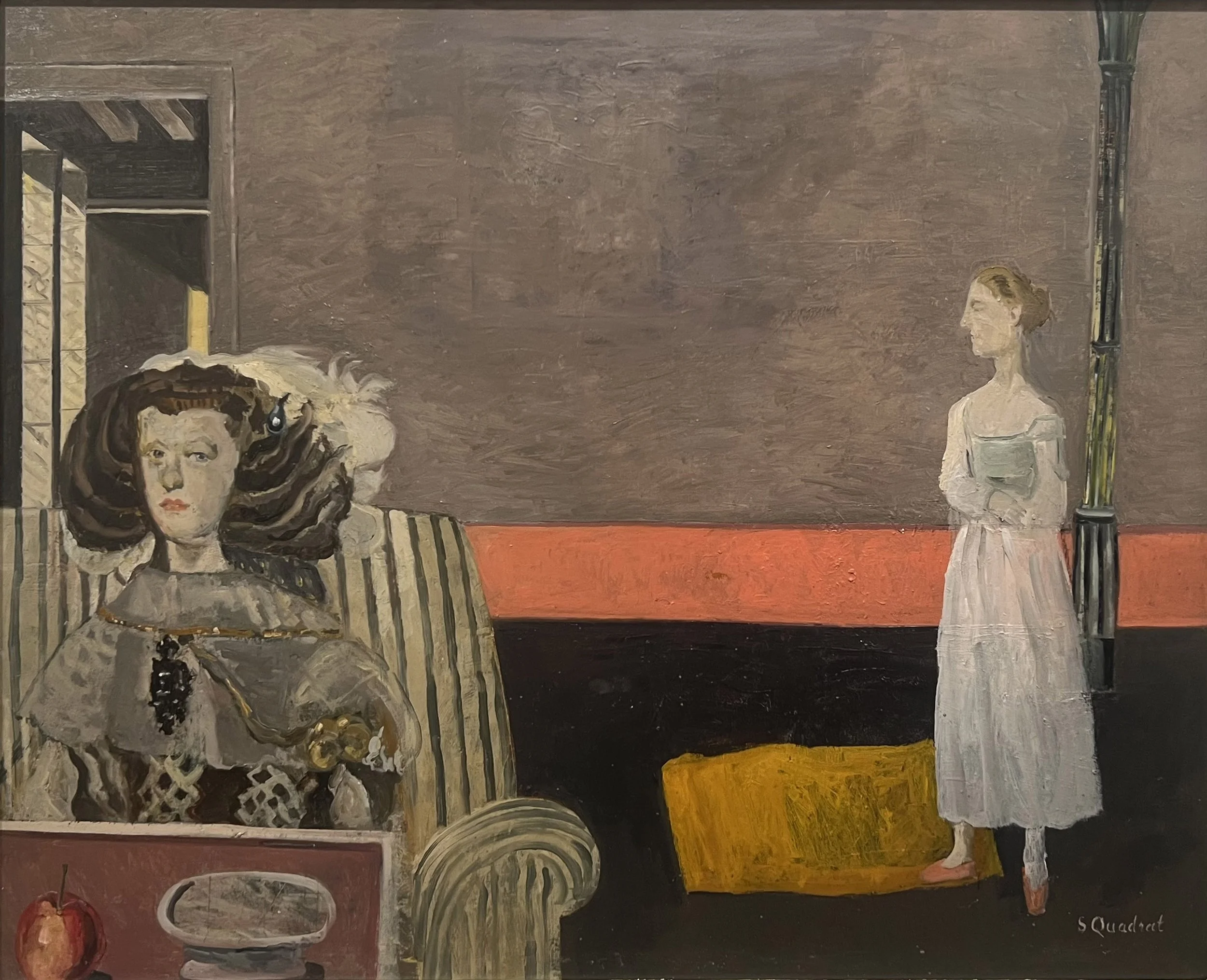 Simon Quadrat (b.1946), After Velazquez, 2026. Oil on canvas. £4,200