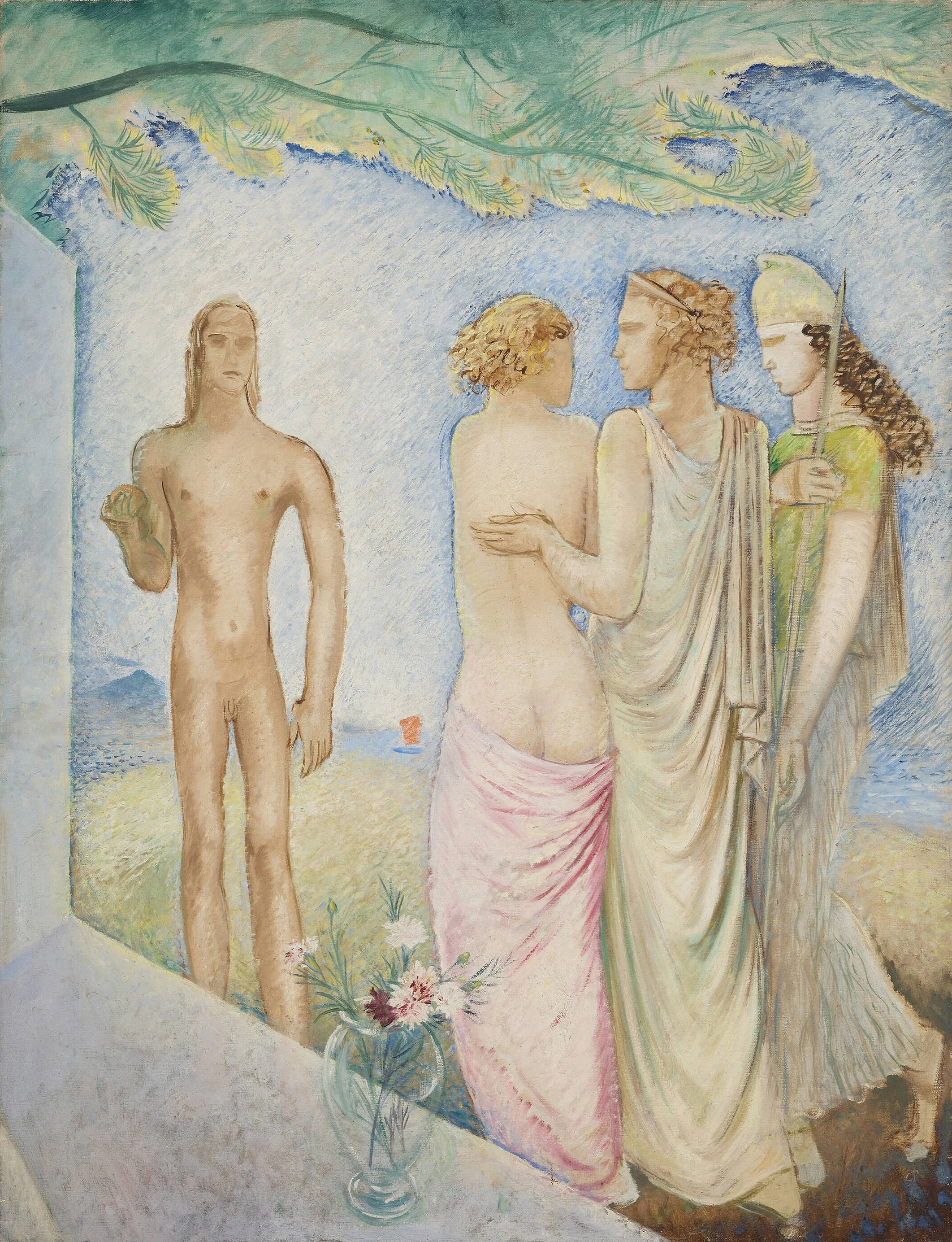 Glyn Warren Philpot (1884 - 1937), The Judgement Of Paris. Oil on canvas, 115.6 x 88.9 cm