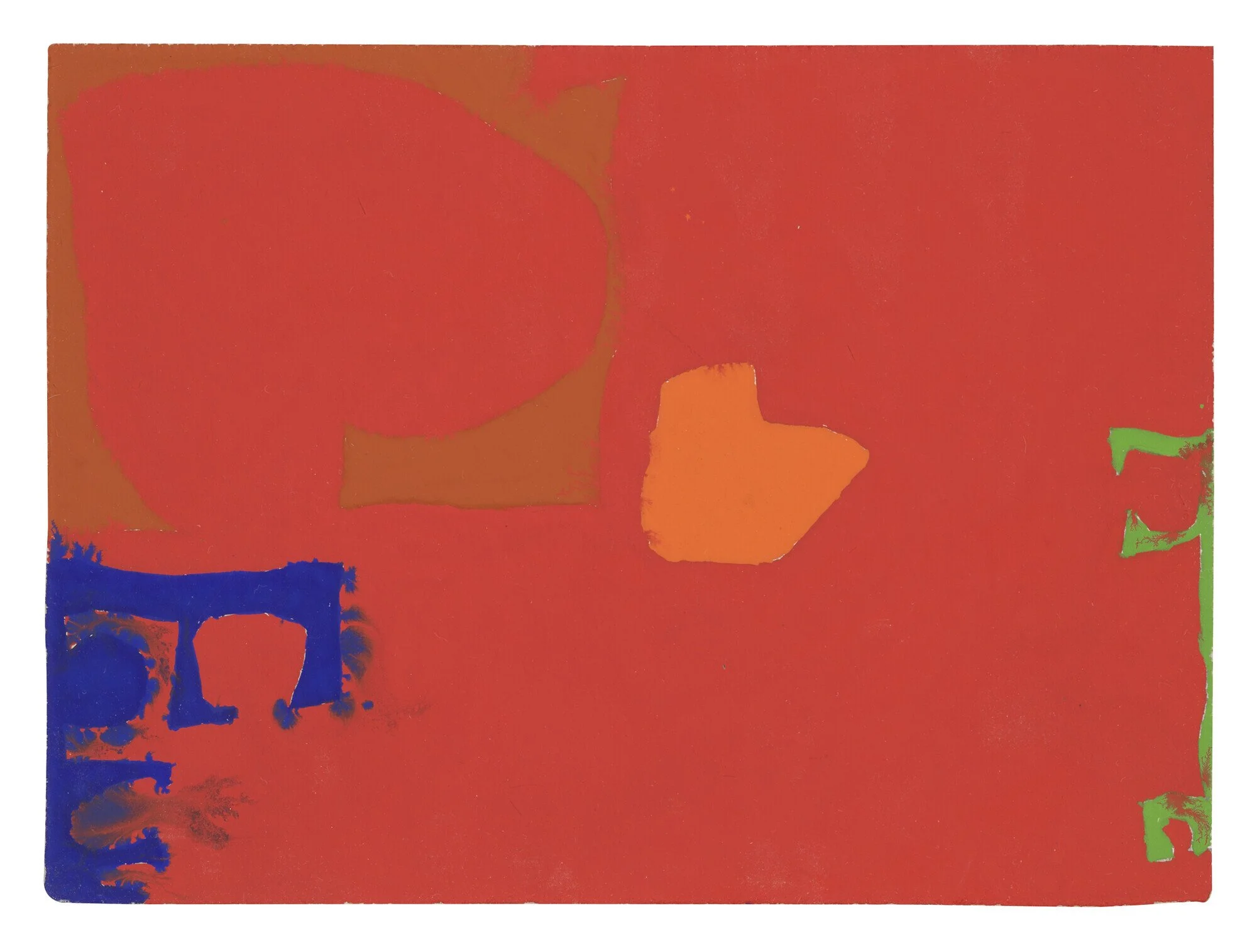 Patrick Heron (1920 - 1999), Ultramarine Sienna Orange and Emerald