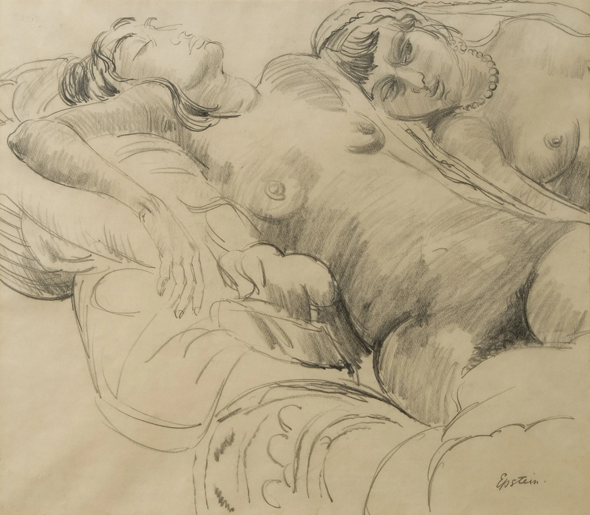 Jacob Epstein (1880-1959) Sunita. Pencil on paper, 47 x 56cm. Courtesy Private Collection
🔴 SOLD